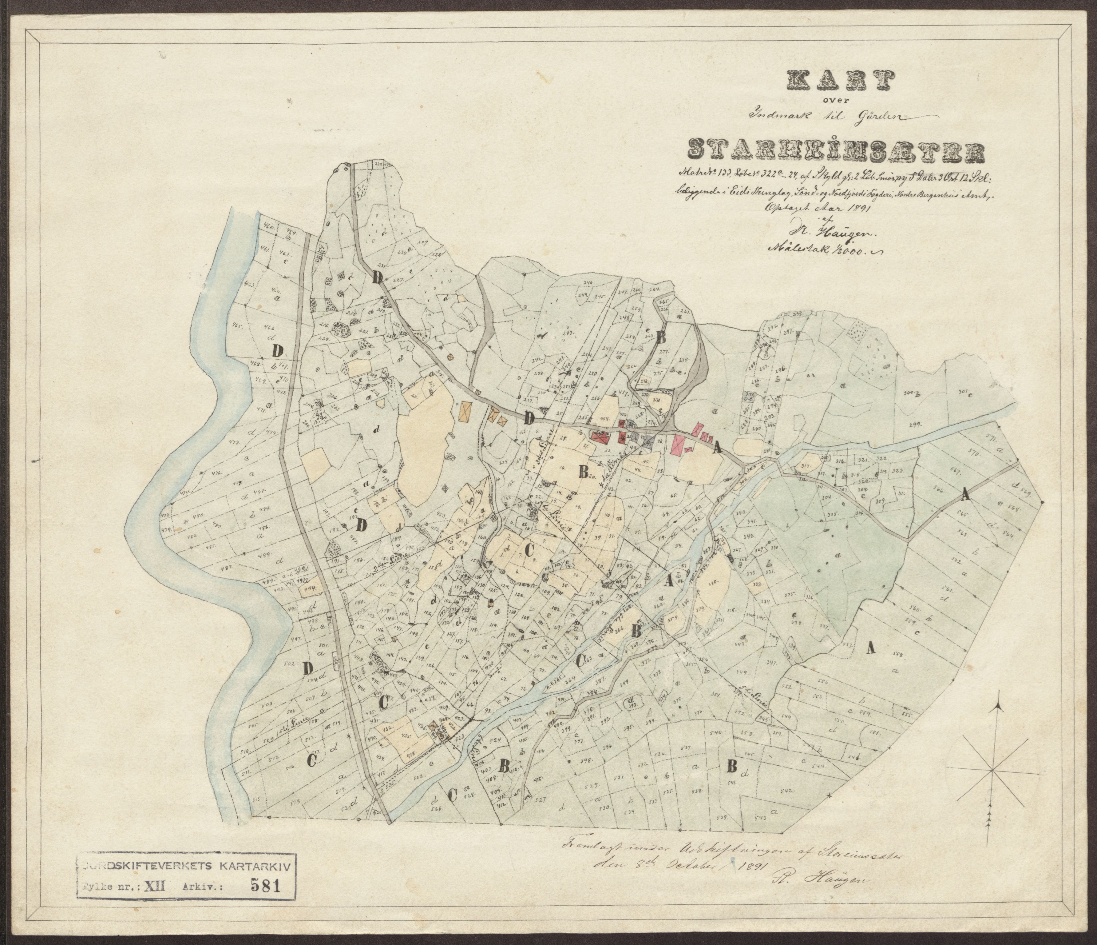 Jordskifteverkets kartarkiv, AV/RA-S-3929/T, 1859-1988, p. 696
