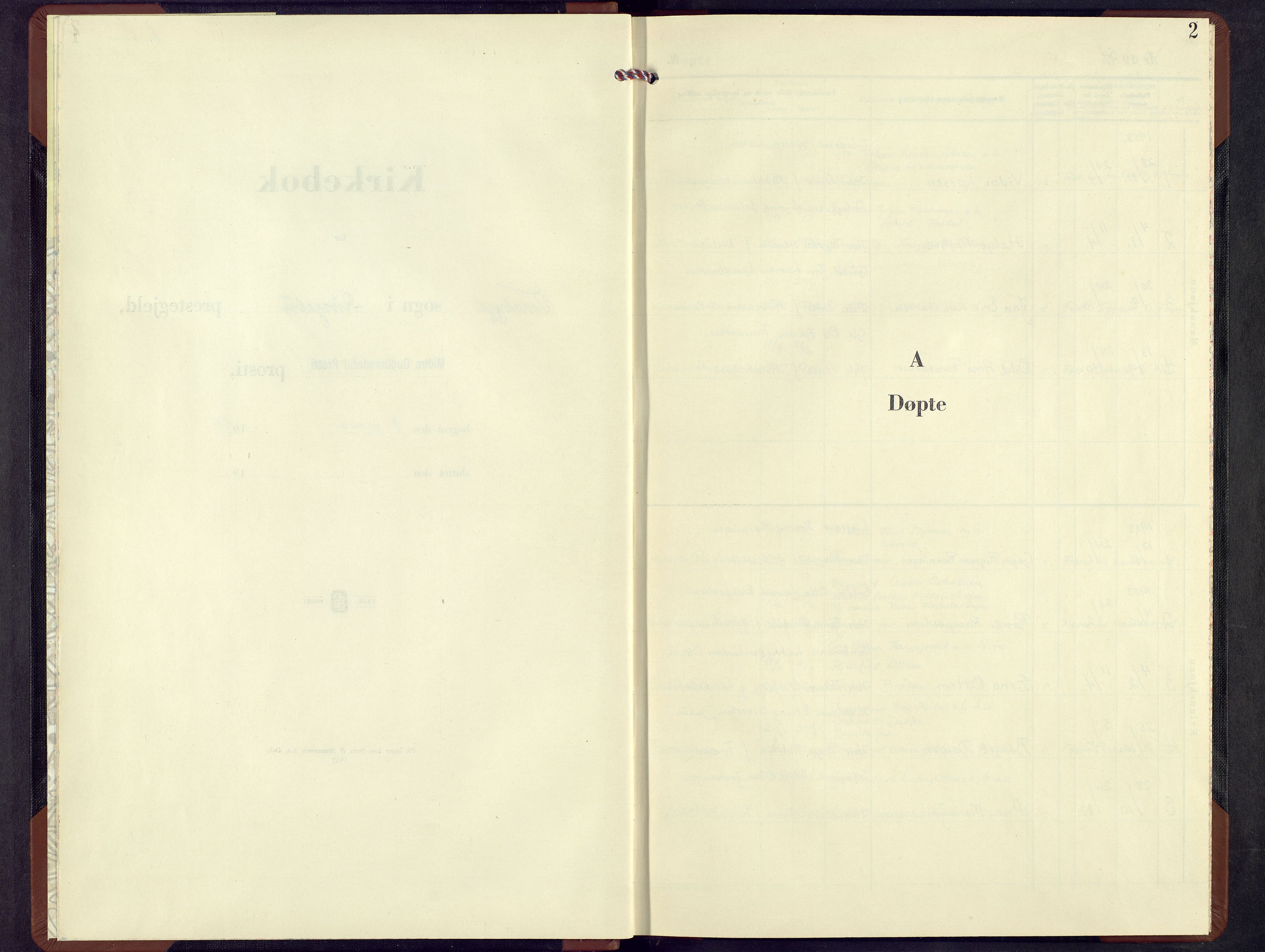 Ringebu prestekontor, SAH/PREST-082/H/Ha/Hab/L0015: Parish register (copy) no. 15, 1954-1968, p. 2