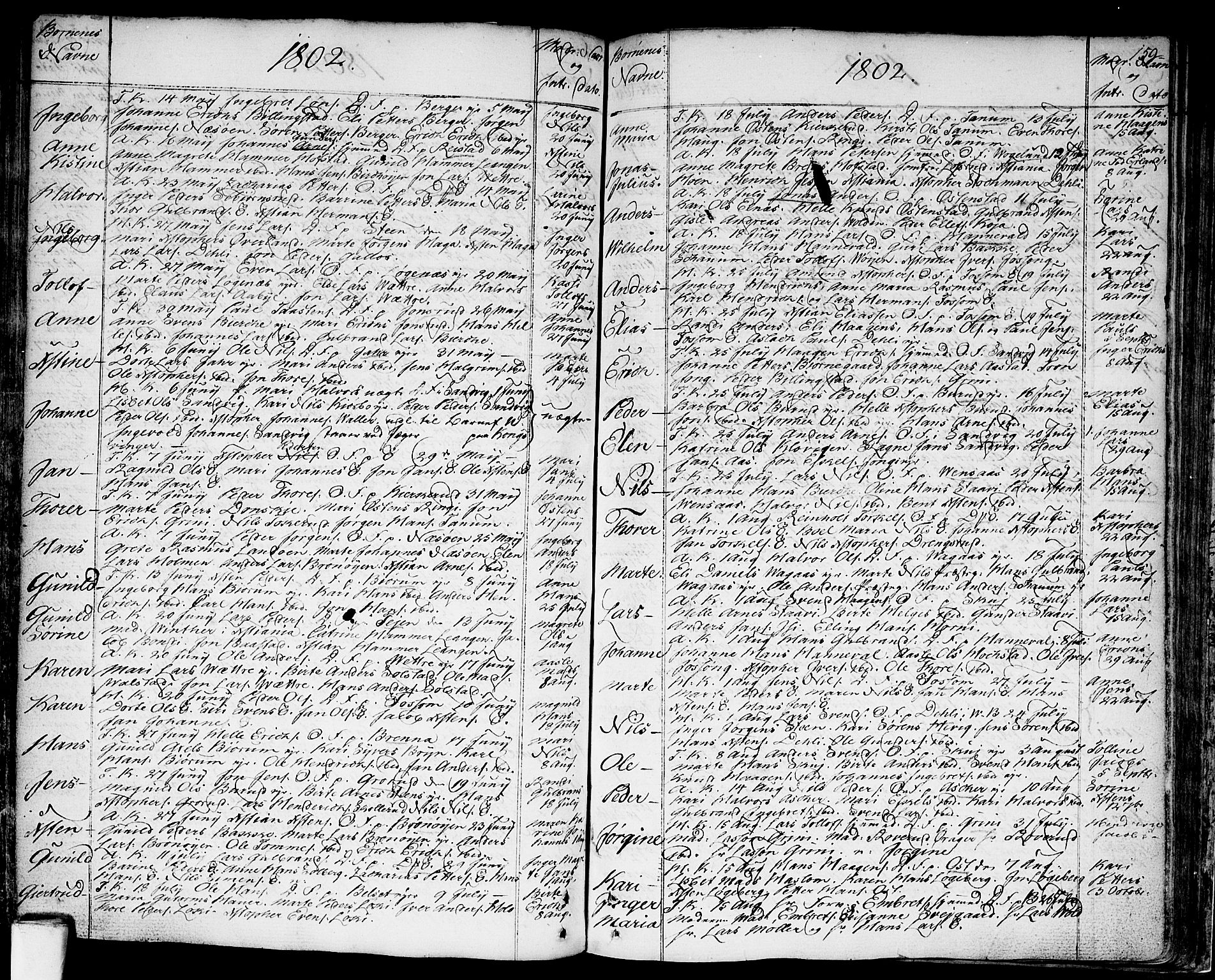 Asker prestekontor Kirkebøker, SAO/A-10256a/F/Fa/L0003: Parish register (official) no. I 3, 1767-1807, p. 159