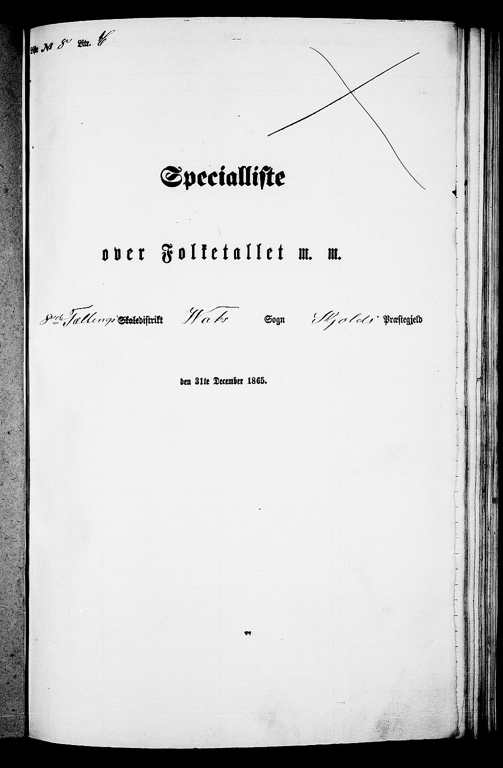 RA, 1865 census for Skjold, 1865, p. 118