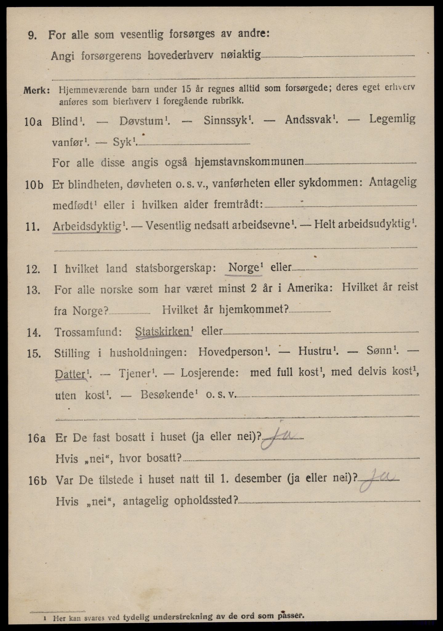 SAT, 1920 census for Stordal, 1920, p. 1235