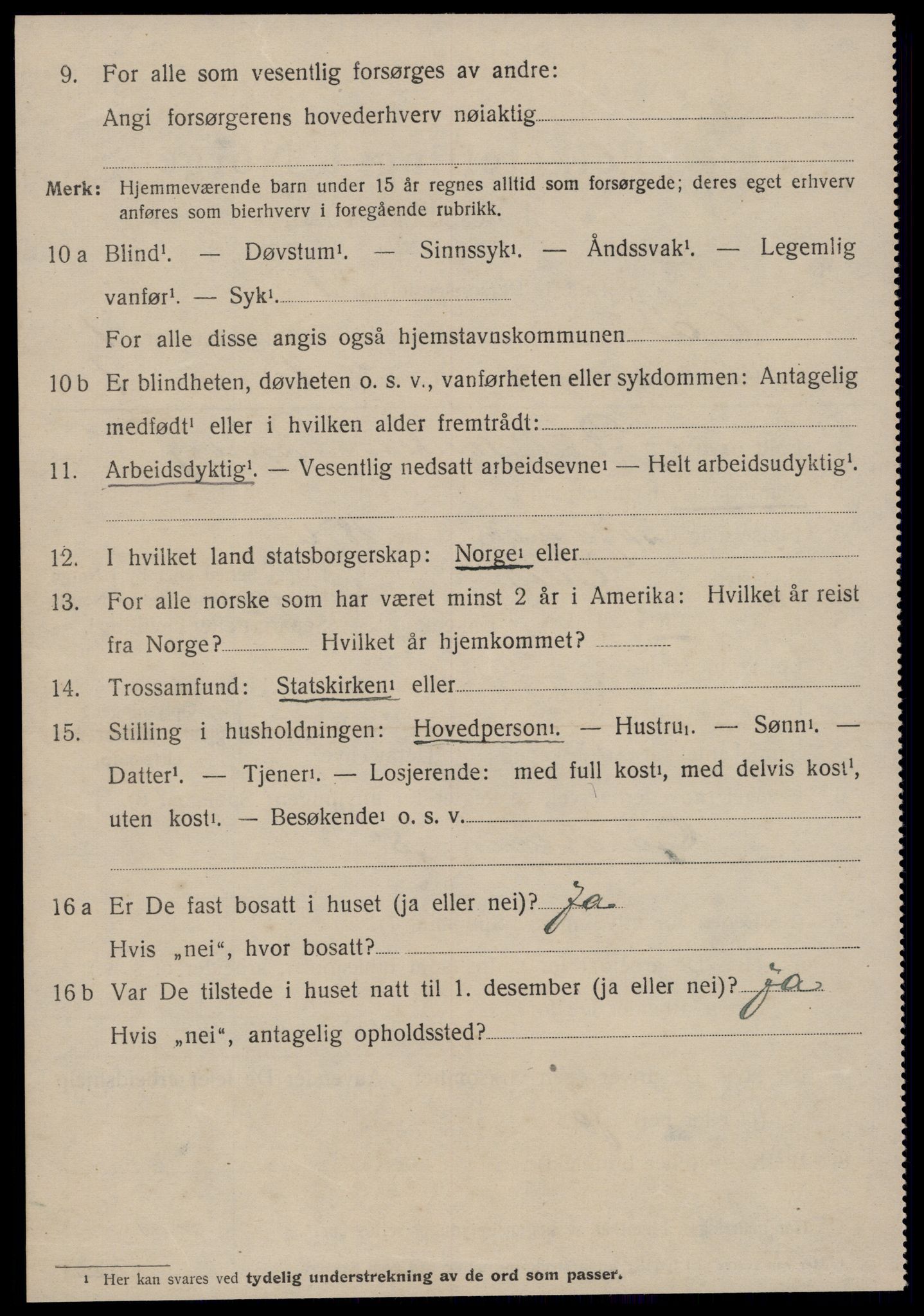 SAT, 1920 census for Edøy, 1920, p. 367