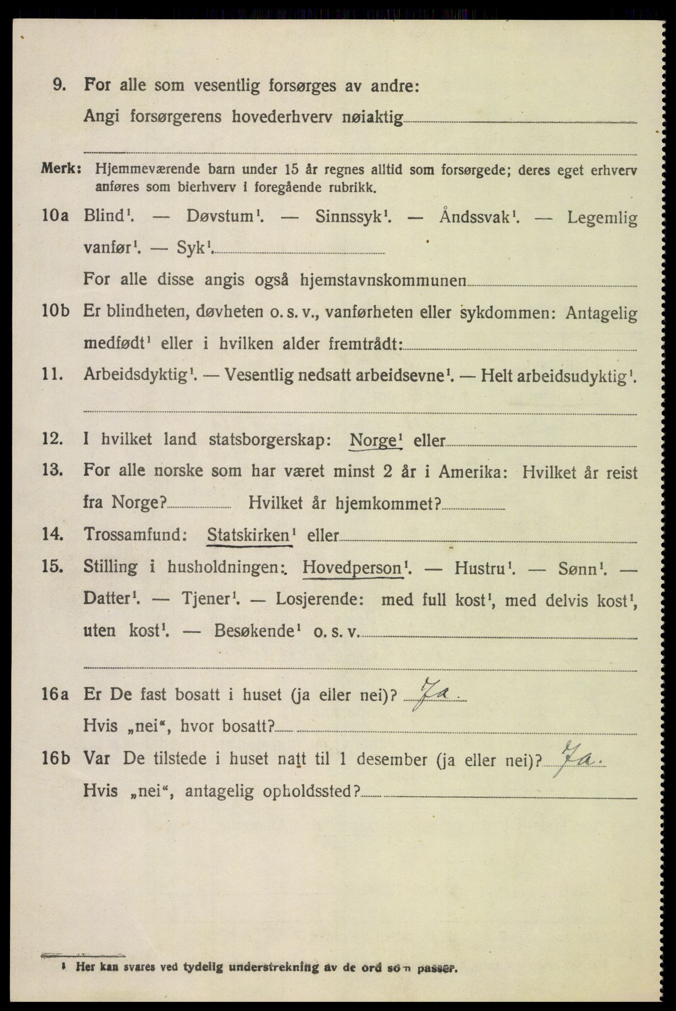 SAH, 1920 census for Vardal, 1920, p. 2714