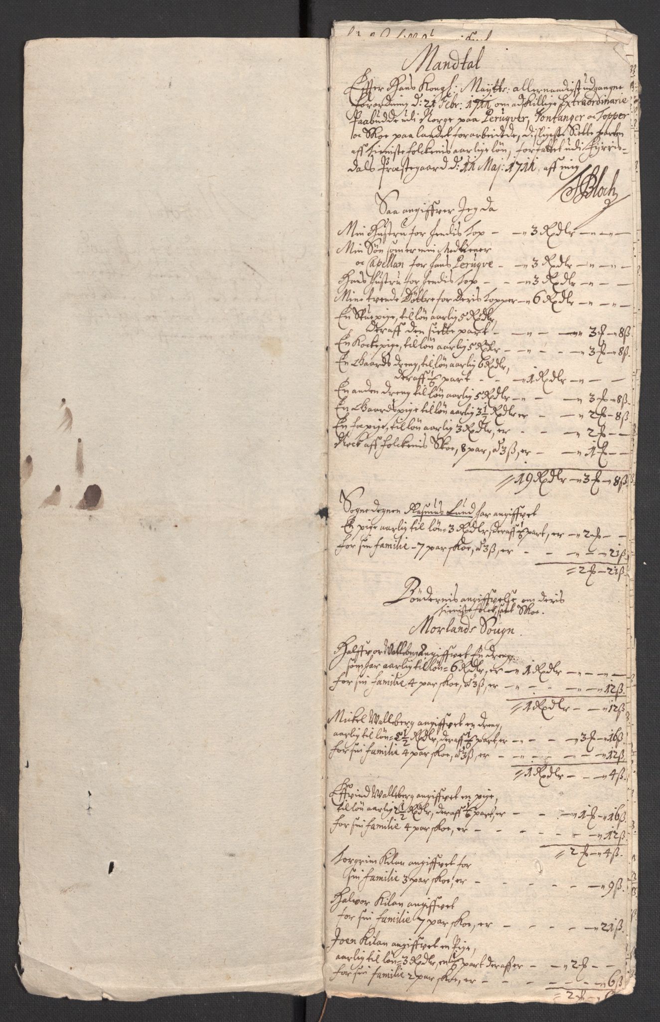 Rentekammeret inntil 1814, Reviderte regnskaper, Fogderegnskap, RA/EA-4092/R36/L2121: Fogderegnskap Øvre og Nedre Telemark og Bamble, 1711, p. 207
