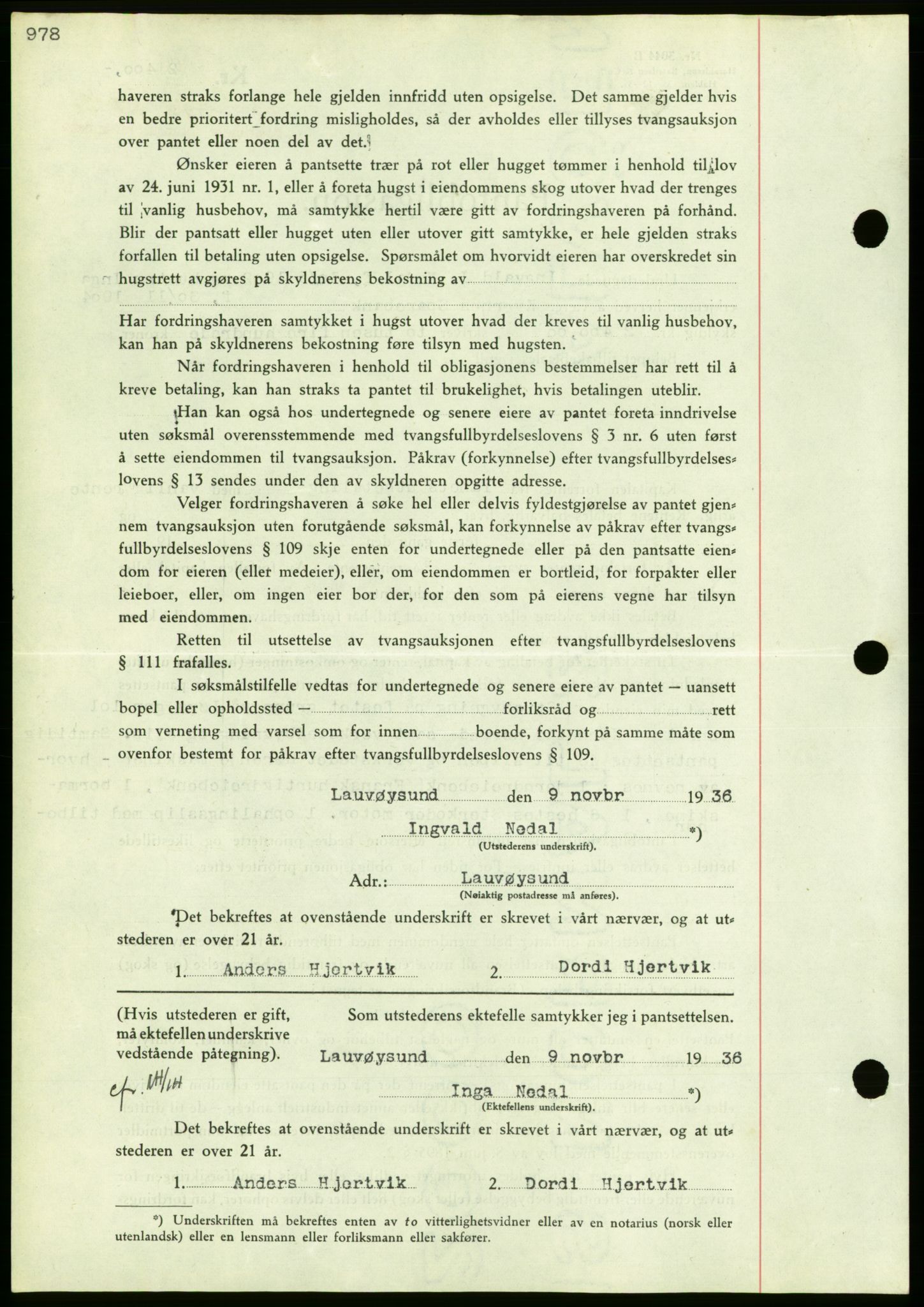 Nordmøre sorenskriveri, AV/SAT-A-4132/1/2/2Ca/L0090: Mortgage book no. B80, 1936-1937, Diary no: : 393/1937