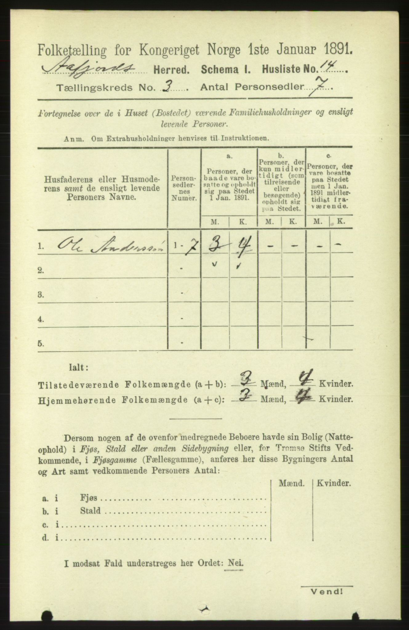 RA, 1891 census for 1630 Åfjord, 1891, p. 565