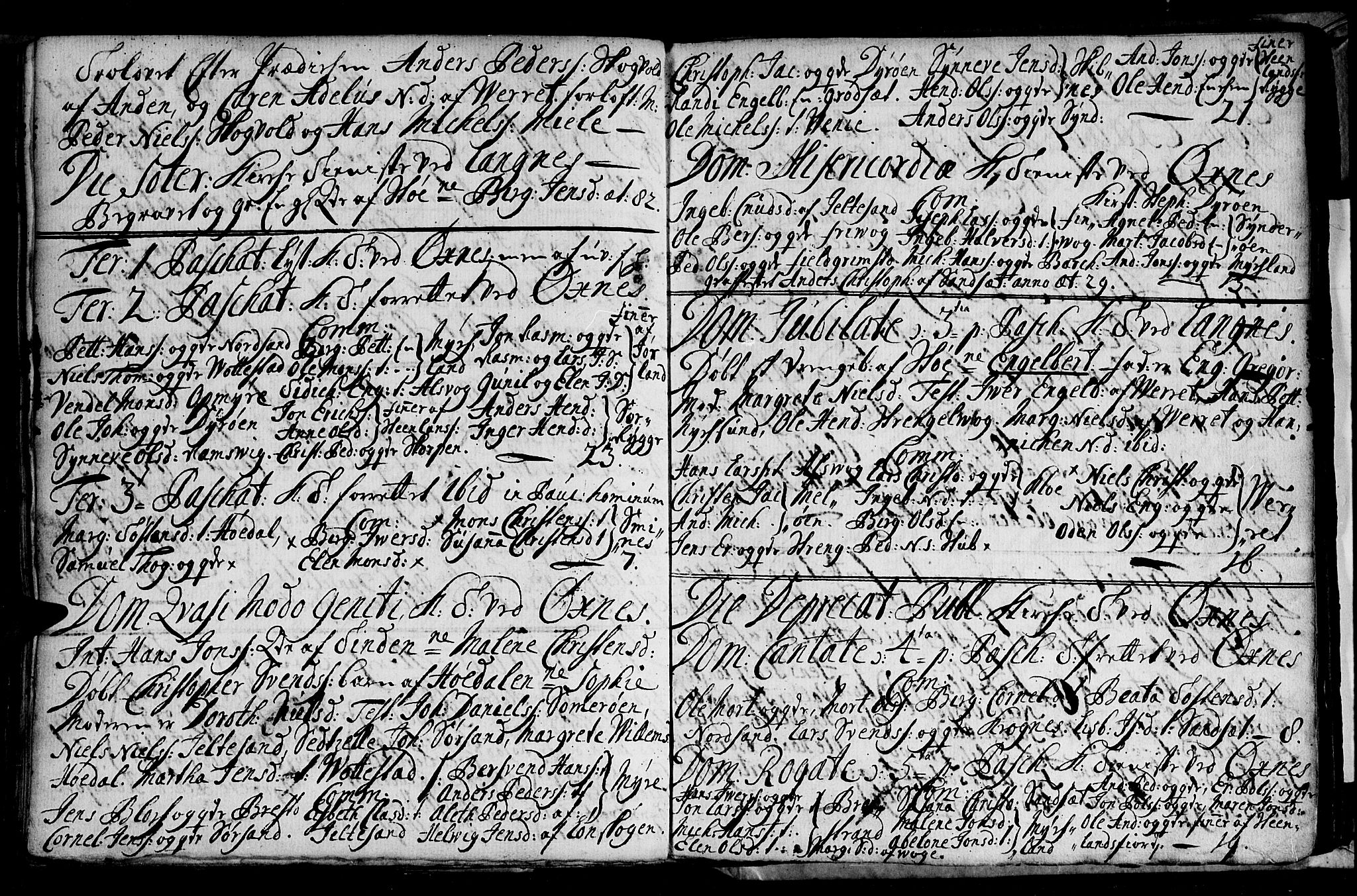 Ministerialprotokoller, klokkerbøker og fødselsregistre - Nordland, SAT/A-1459/893/L1328: Parish register (official) no. 893A01, 1718-1749