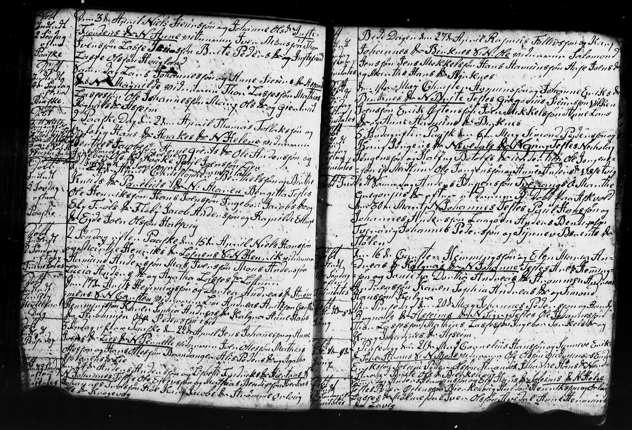 Gulen sokneprestembete, AV/SAB-A-80201/H/Hab: Parish register (copy) no. A 2, 1791-1814