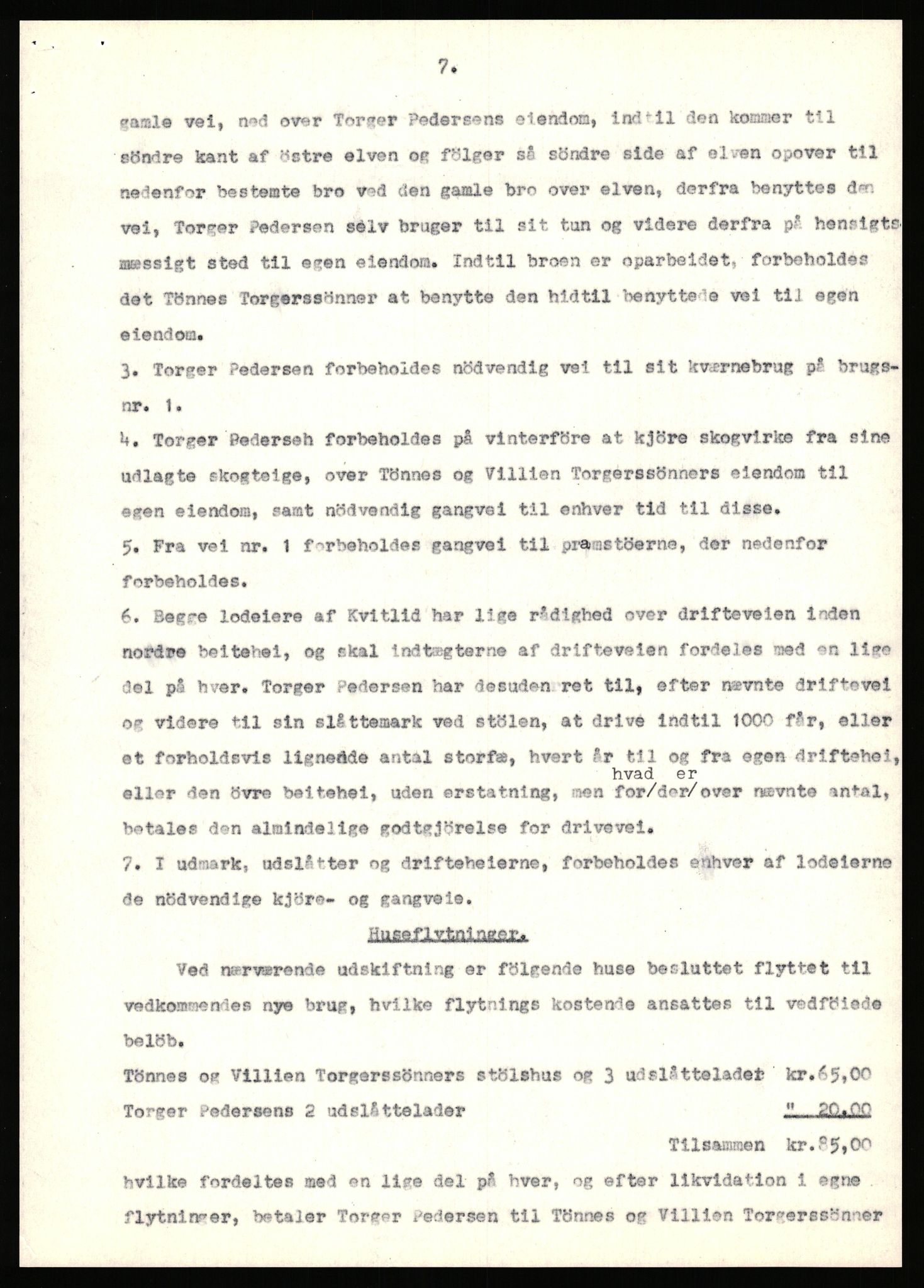 Statsarkivet i Stavanger, SAST/A-101971/03/Y/Yj/L0050: Avskrifter sortert etter gårdsnavn: Kvammen - Kvæstad, 1750-1930, p. 472