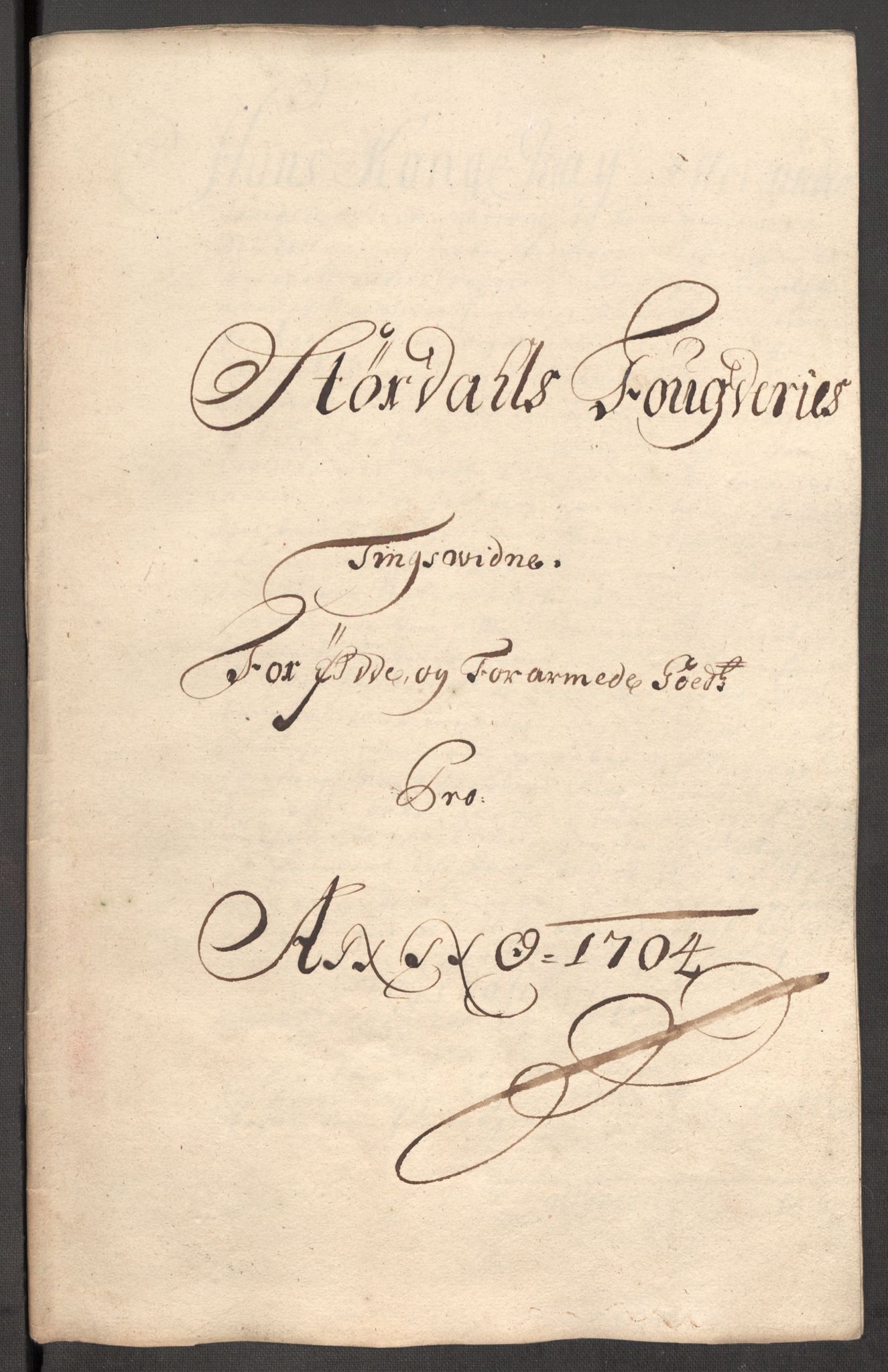 Rentekammeret inntil 1814, Reviderte regnskaper, Fogderegnskap, AV/RA-EA-4092/R62/L4195: Fogderegnskap Stjørdal og Verdal, 1704, p. 223