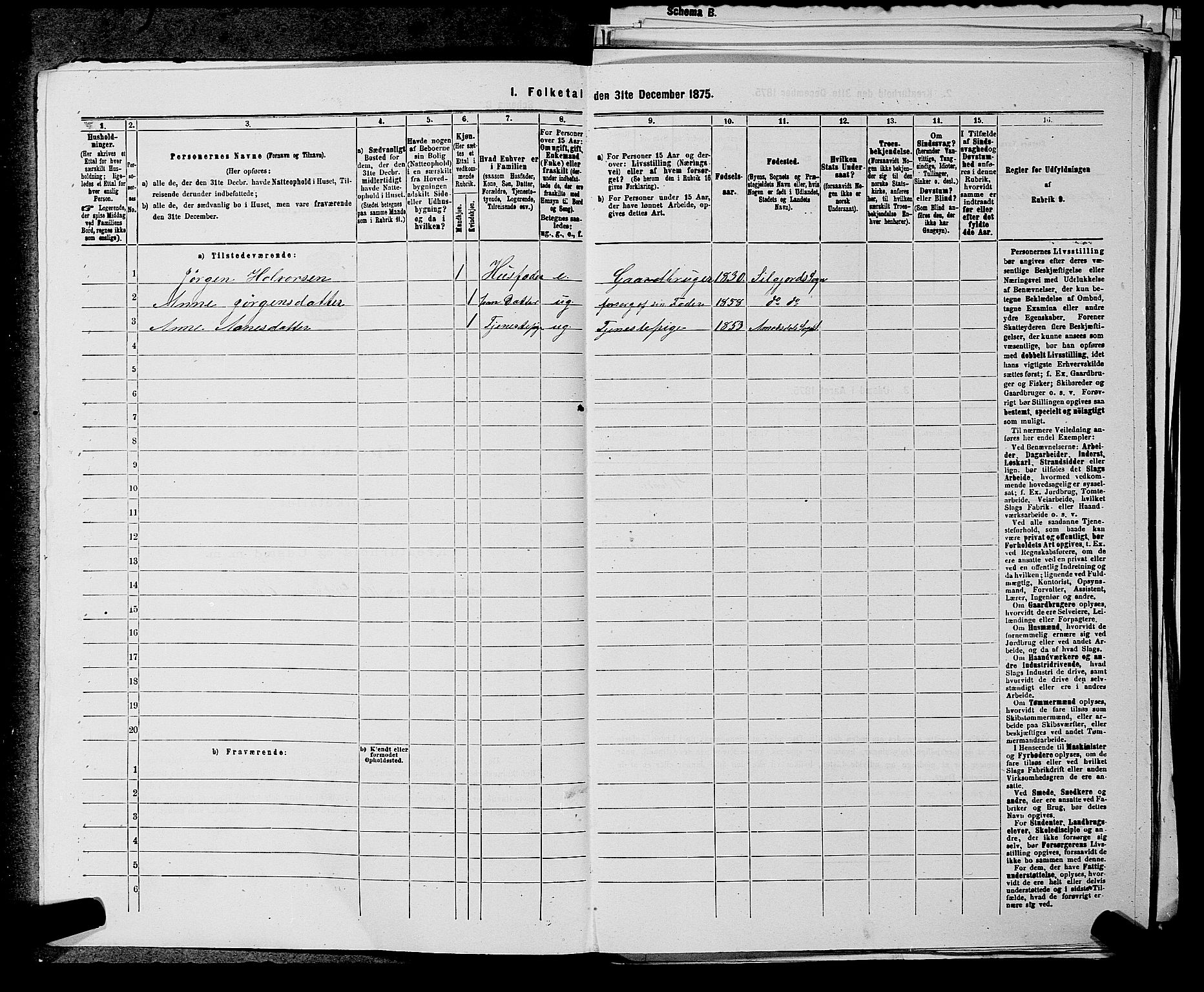 SAKO, 1875 census for 0828P Seljord, 1875, p. 713