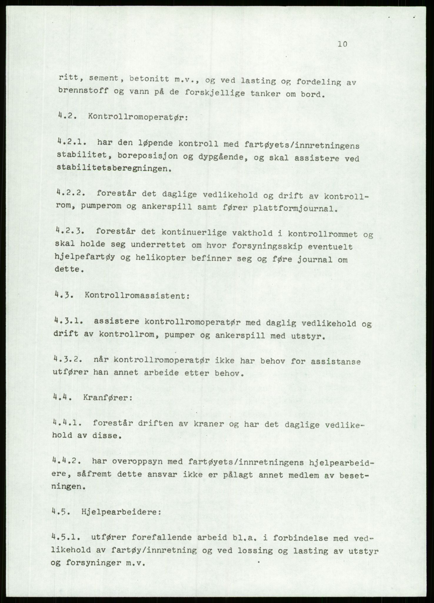 Justisdepartementet, Granskningskommisjonen ved Alexander Kielland-ulykken 27.3.1980, AV/RA-S-1165/D/L0012: H Sjøfartsdirektoratet/Skipskontrollen (Doku.liste + H1-H11, H13, H16-H22 av 52), 1980-1981, p. 350