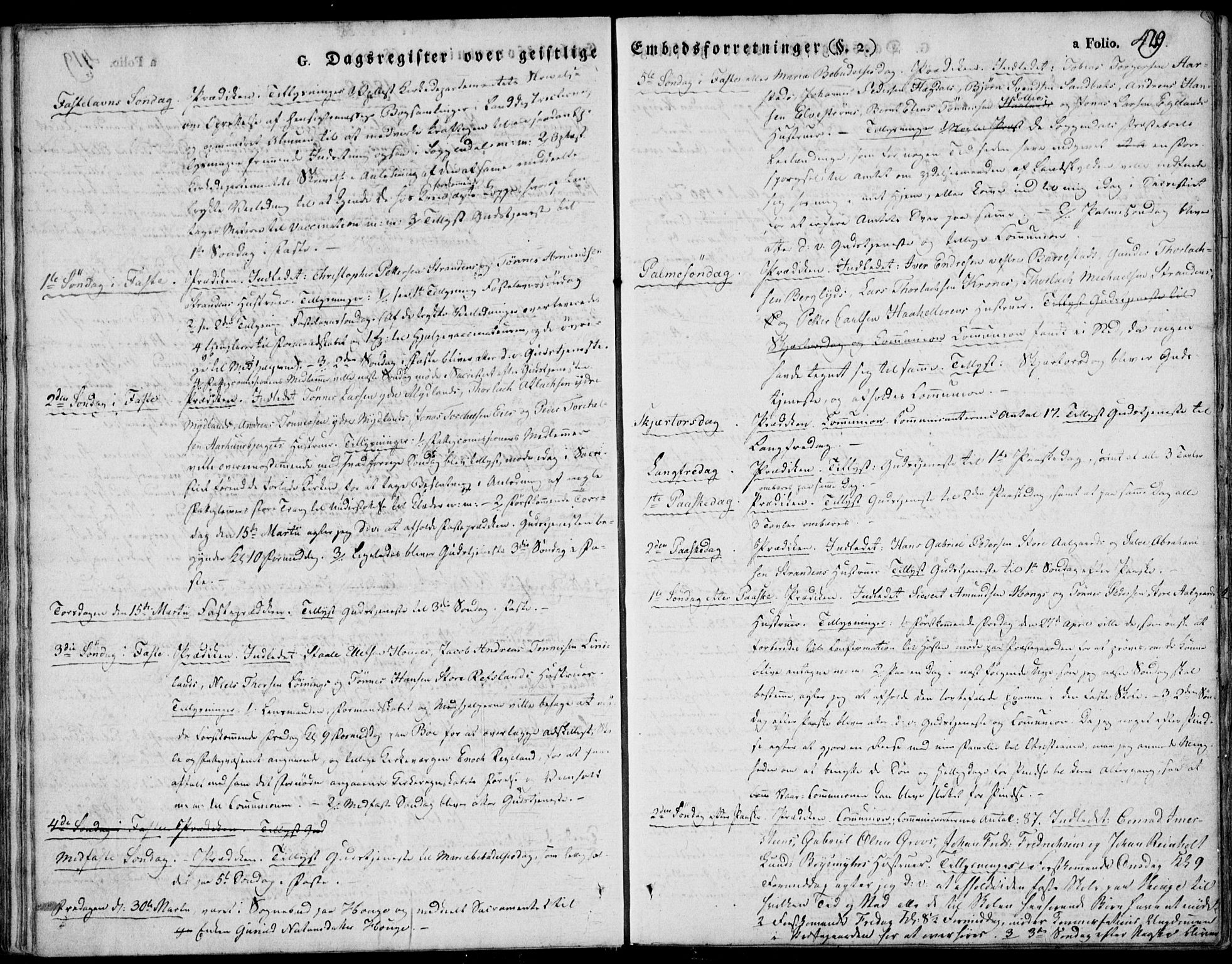 Sokndal sokneprestkontor, AV/SAST-A-101808: Parish register (official) no. A 7.2, 1826-1842, p. 420