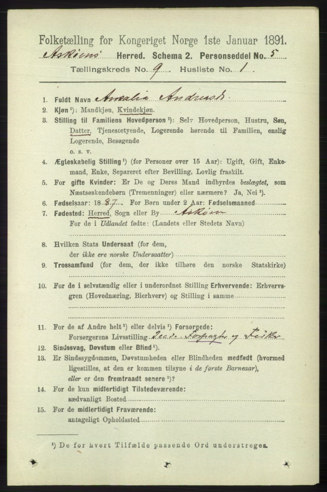 RA, 1891 census for 1247 Askøy, 1891, p. 5955