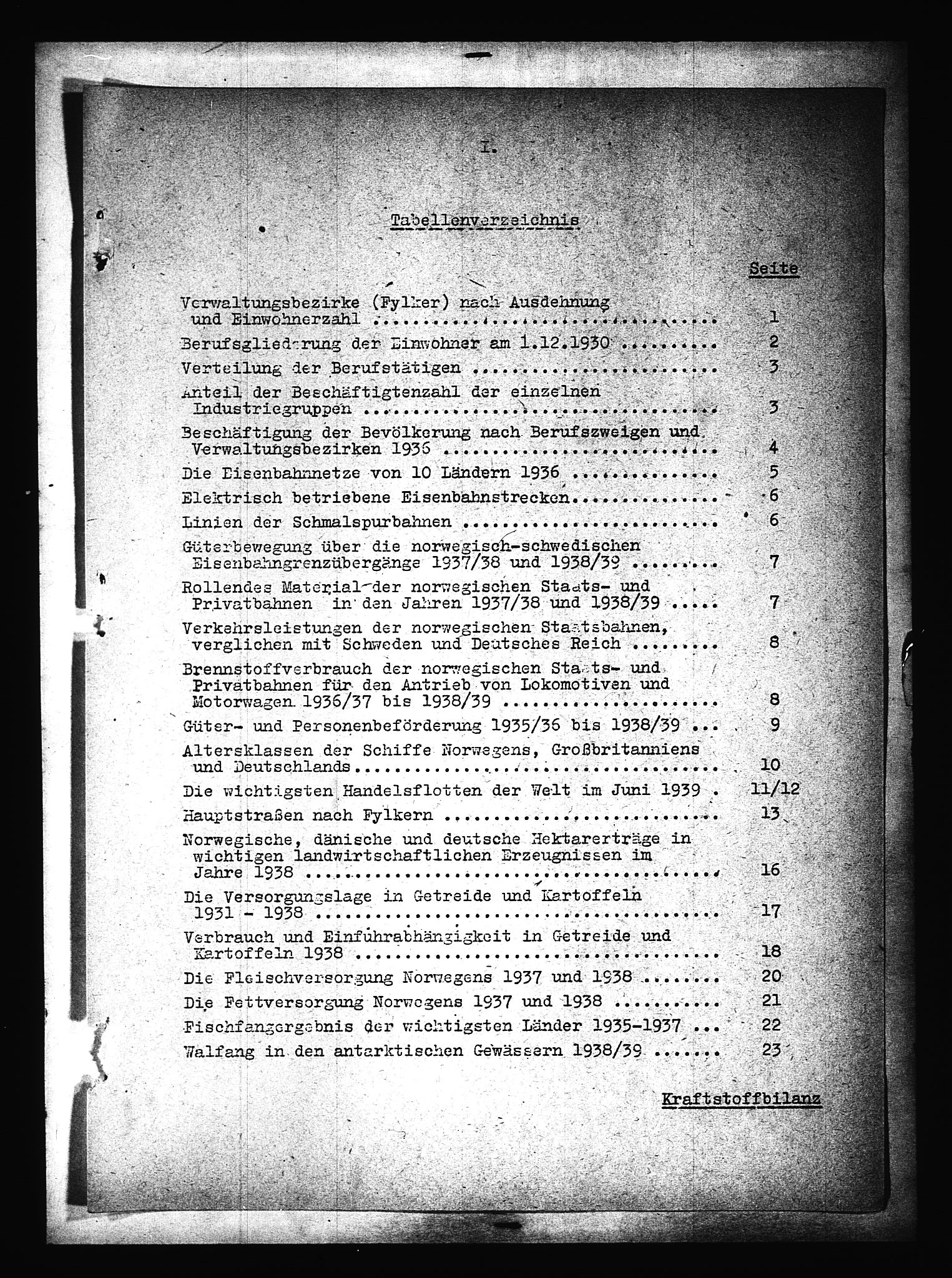 Documents Section, AV/RA-RAFA-2200/V/L0090: Amerikansk mikrofilm "Captured German Documents".
Box No. 952.  FKA jnr. 59/1955., 1940, p. 336