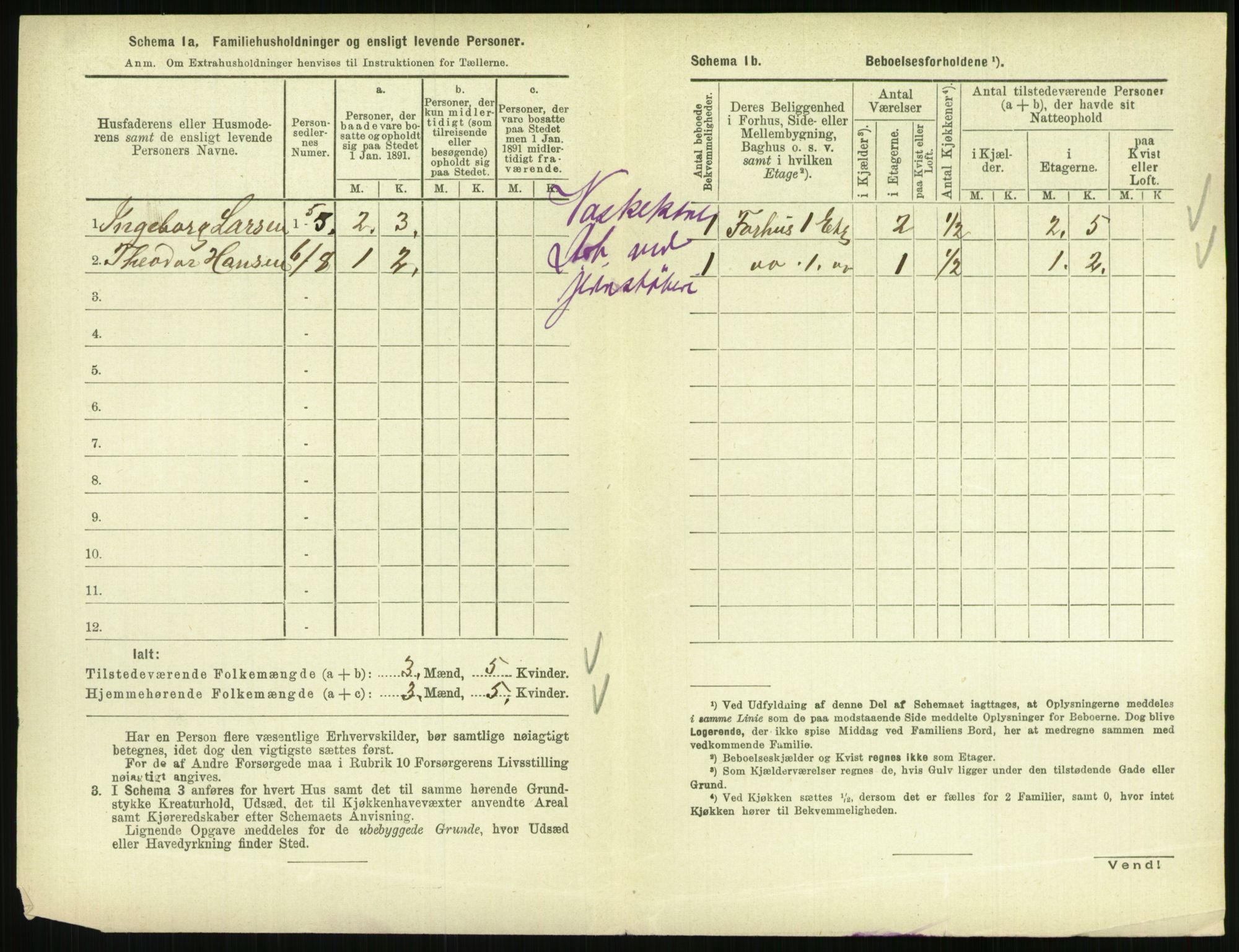 RA, 1891 census for 0801 Kragerø, 1891, p. 1551