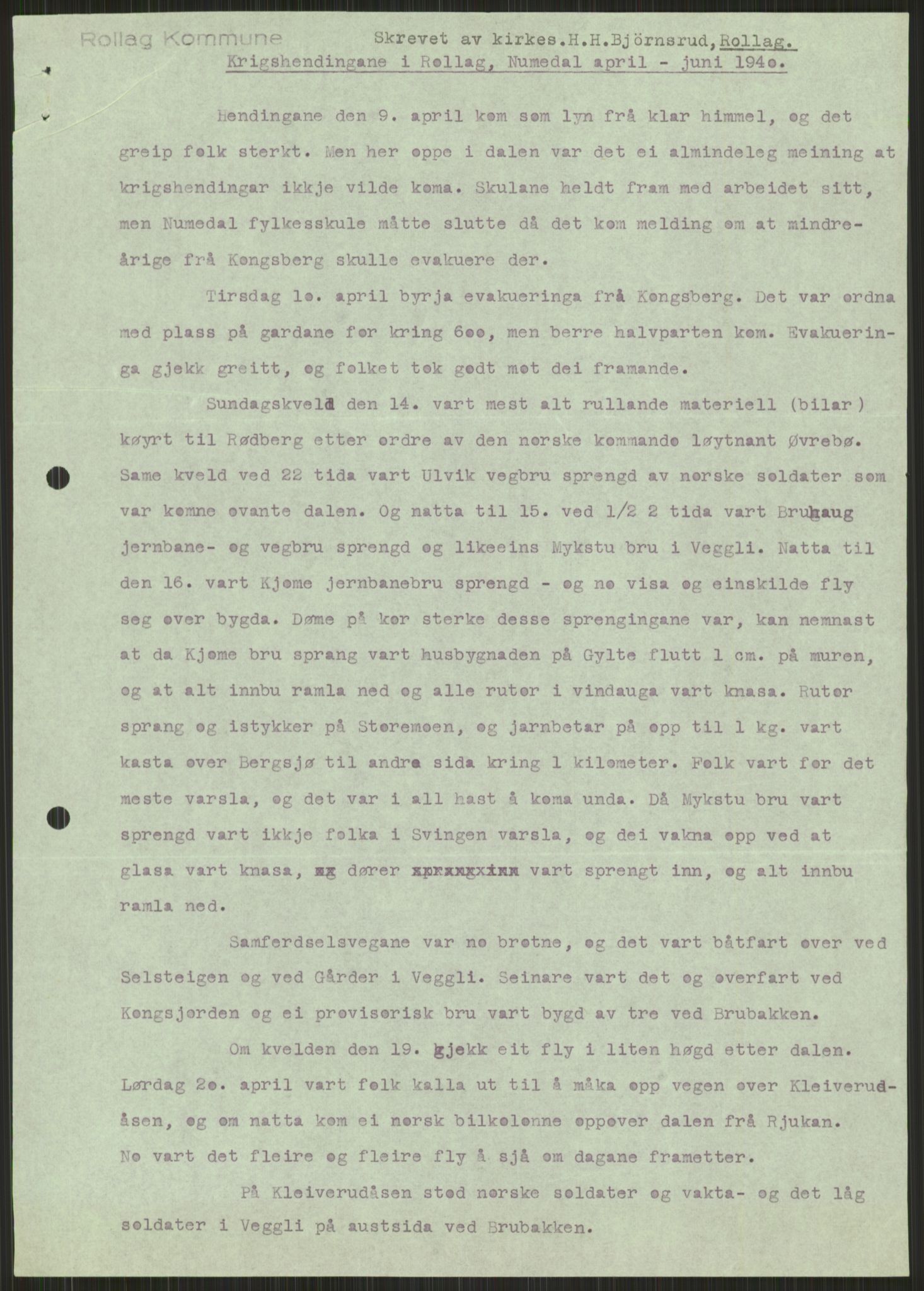 Forsvaret, Forsvarets krigshistoriske avdeling, AV/RA-RAFA-2017/Y/Ya/L0014: II-C-11-31 - Fylkesmenn.  Rapporter om krigsbegivenhetene 1940., 1940, p. 486