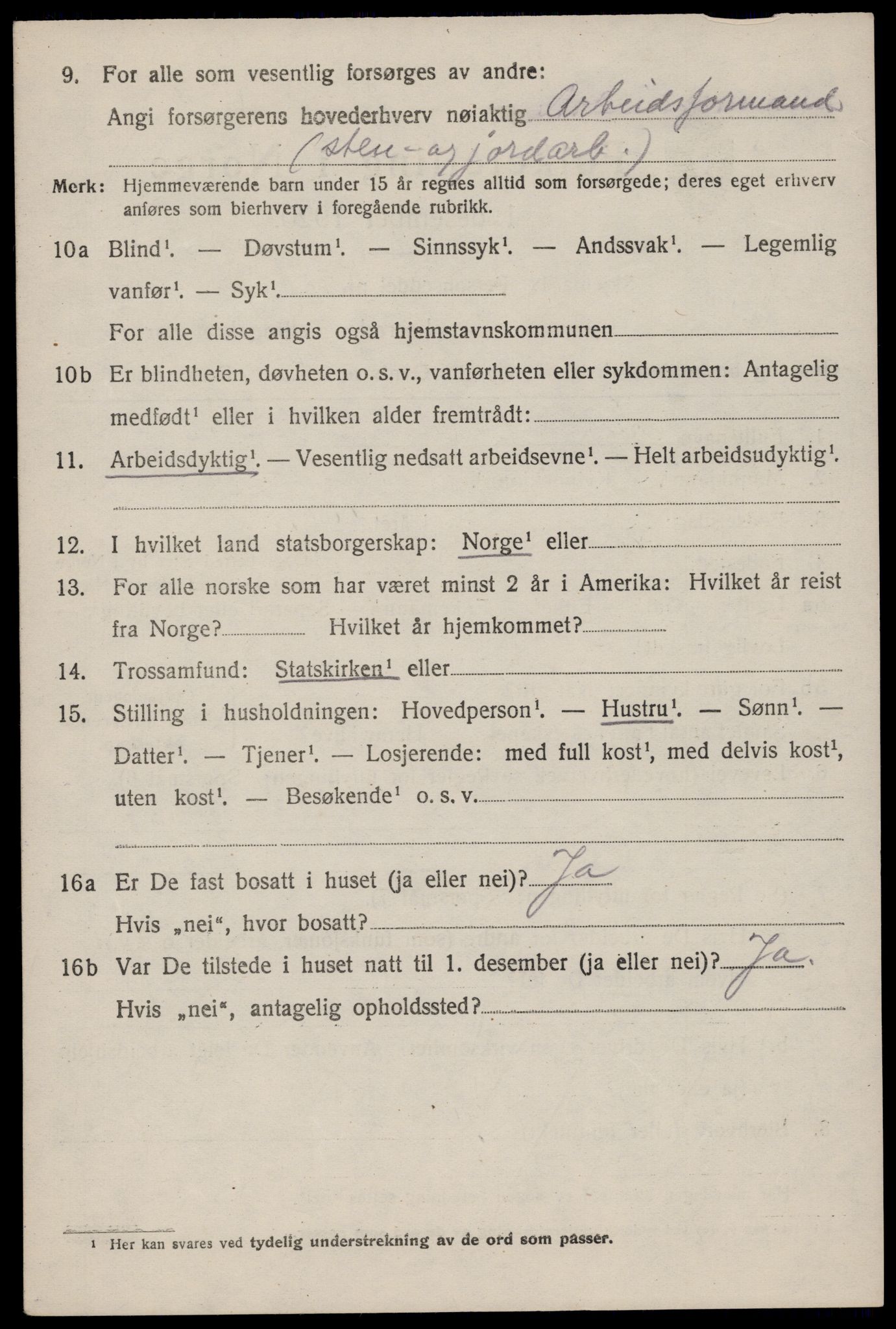 SAST, 1920 census for Skåre, 1920, p. 6837