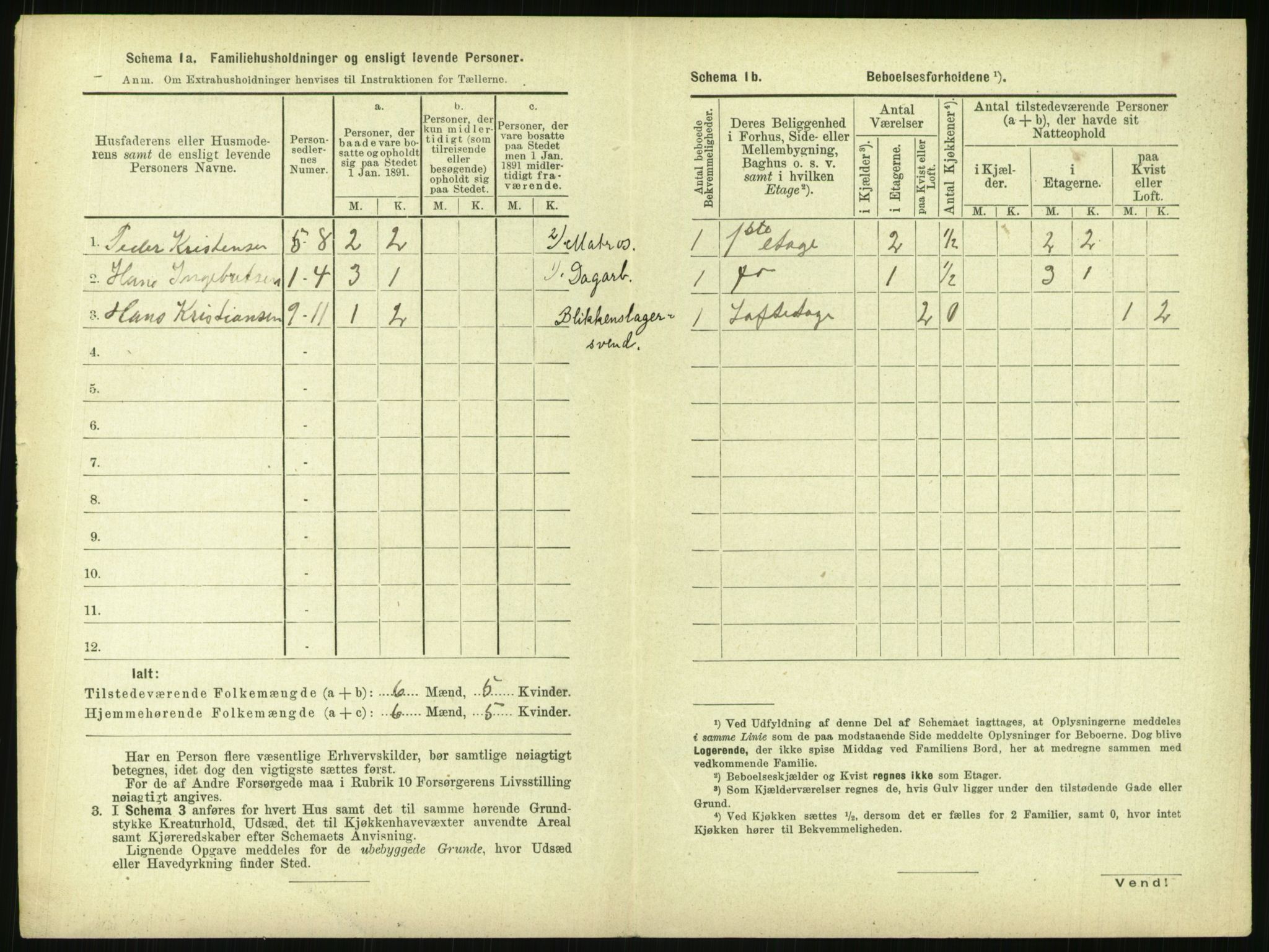 RA, 1891 census for 0806 Skien, 1891, p. 1623