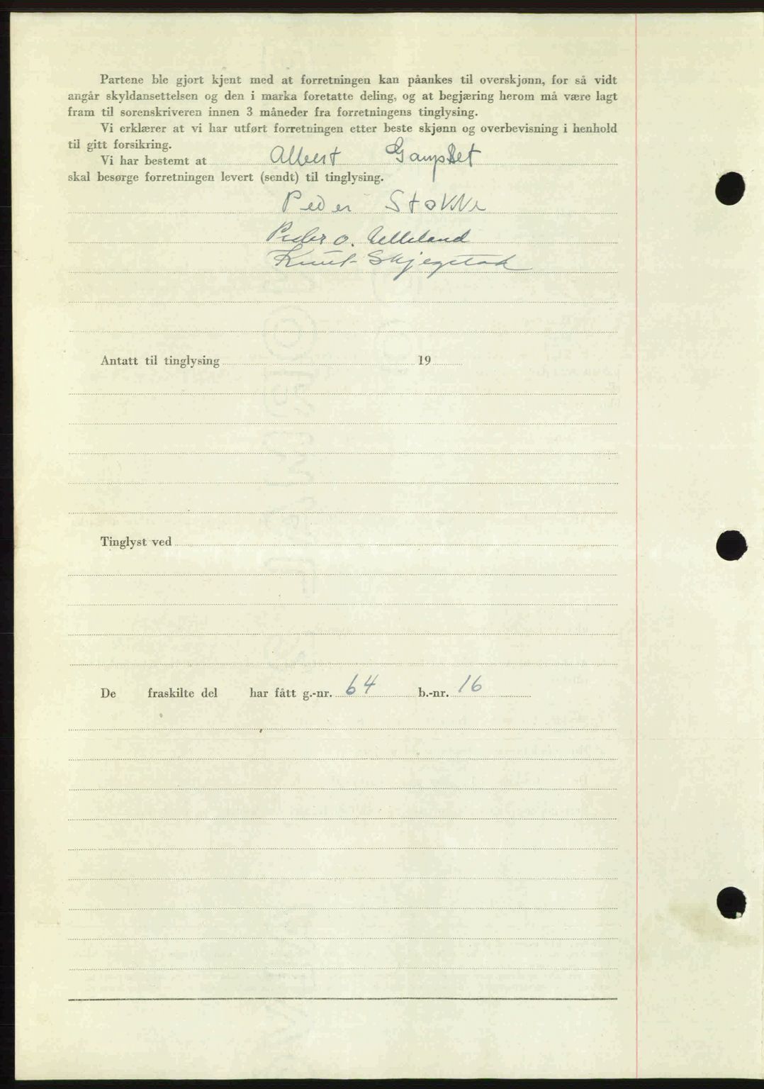 Romsdal sorenskriveri, AV/SAT-A-4149/1/2/2C: Mortgage book no. A21, 1946-1946, Diary no: : 2348/1946