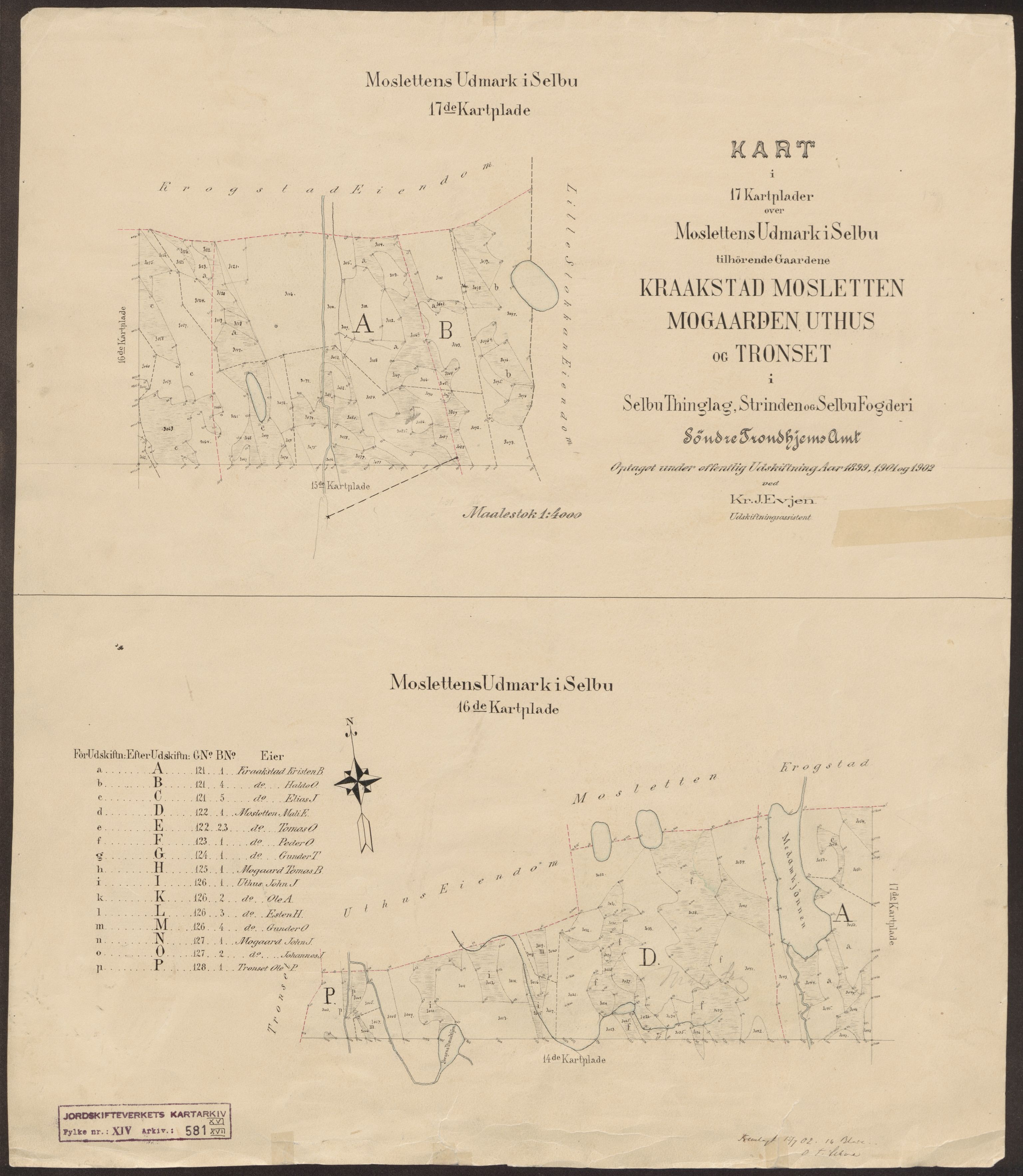 Jordskifteverkets kartarkiv, AV/RA-S-3929/T, 1859-1988, p. 799