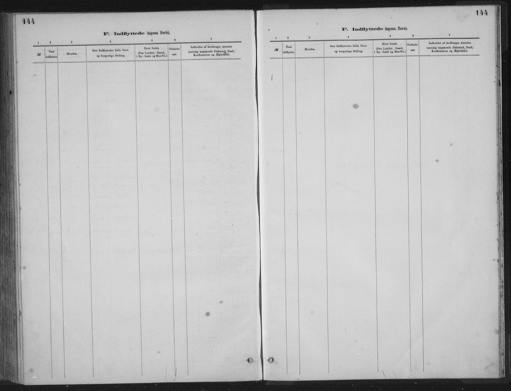 Kopervik sokneprestkontor, AV/SAST-A-101850/H/Ha/Haa/L0002: Parish register (official) no. A 2, 1880-1912, p. 144