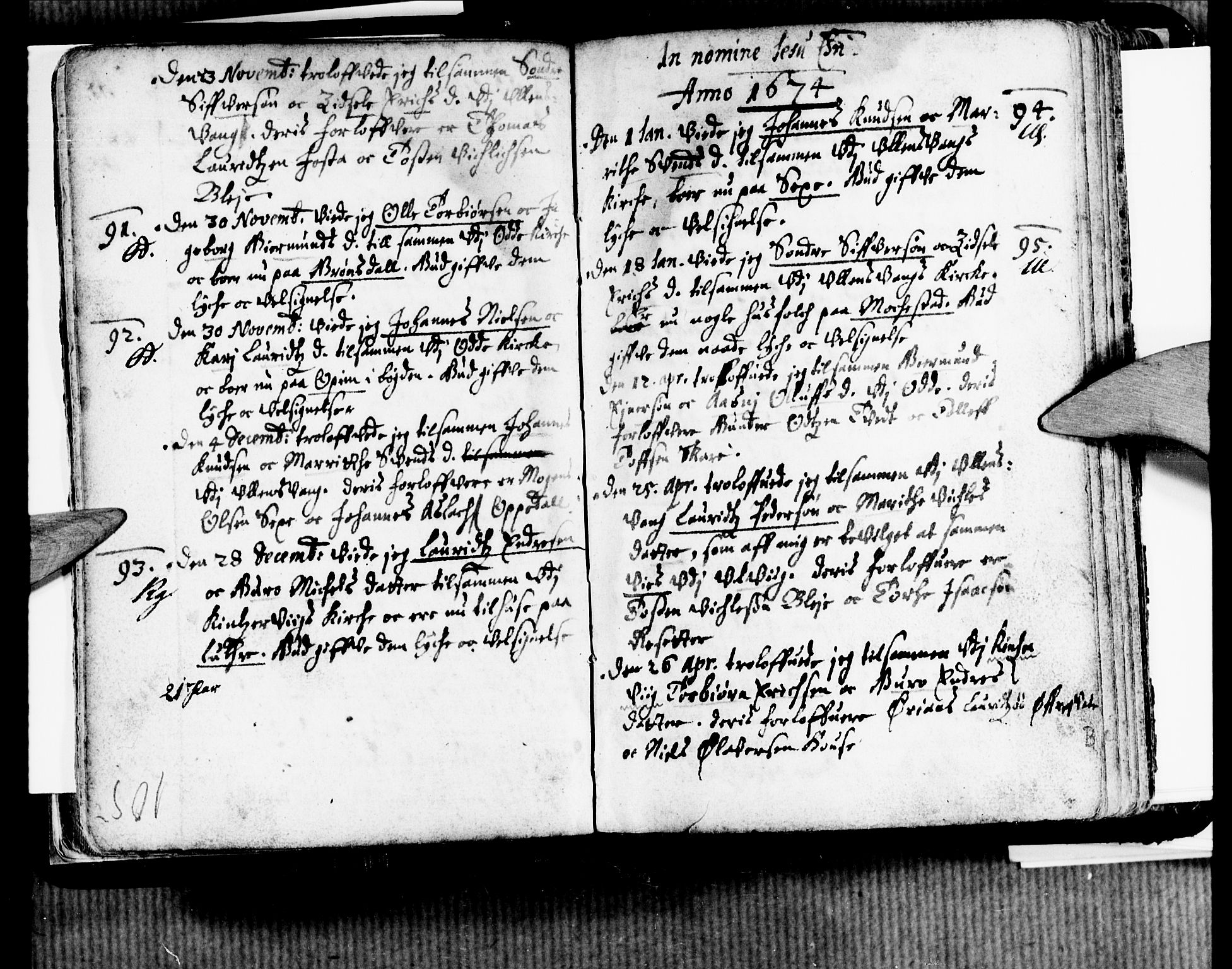 Ullensvang sokneprestembete, SAB/A-78701/H/Haa: Parish register (official) no. A 2, 1669-1732