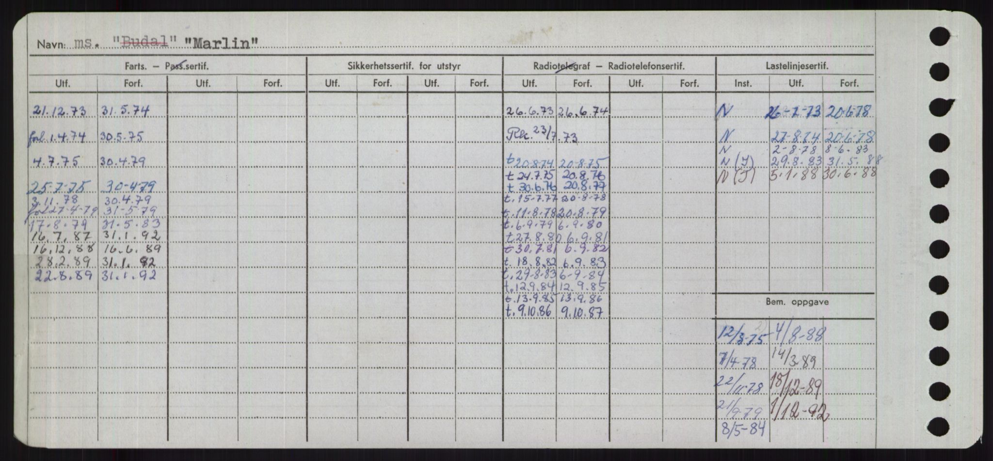 Sjøfartsdirektoratet med forløpere, Skipsmålingen, AV/RA-S-1627/H/Ha/L0003/0002: Fartøy, Hilm-Mar / Fartøy, Kom-Mar, p. 936