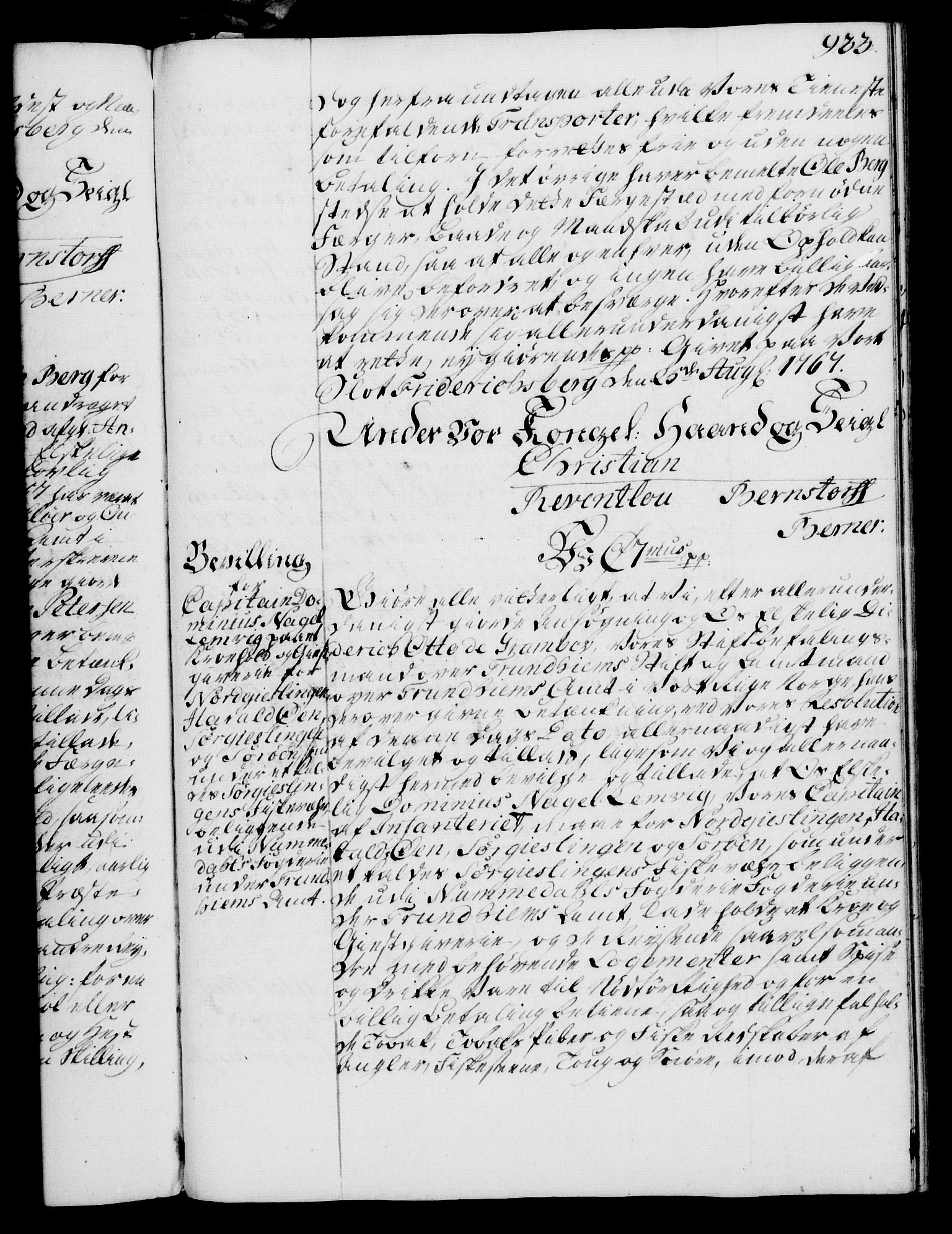 Rentekammeret, Kammerkanselliet, AV/RA-EA-3111/G/Gg/Gga/L0007: Norsk ekspedisjonsprotokoll med register (merket RK 53.7), 1759-1768, p. 933