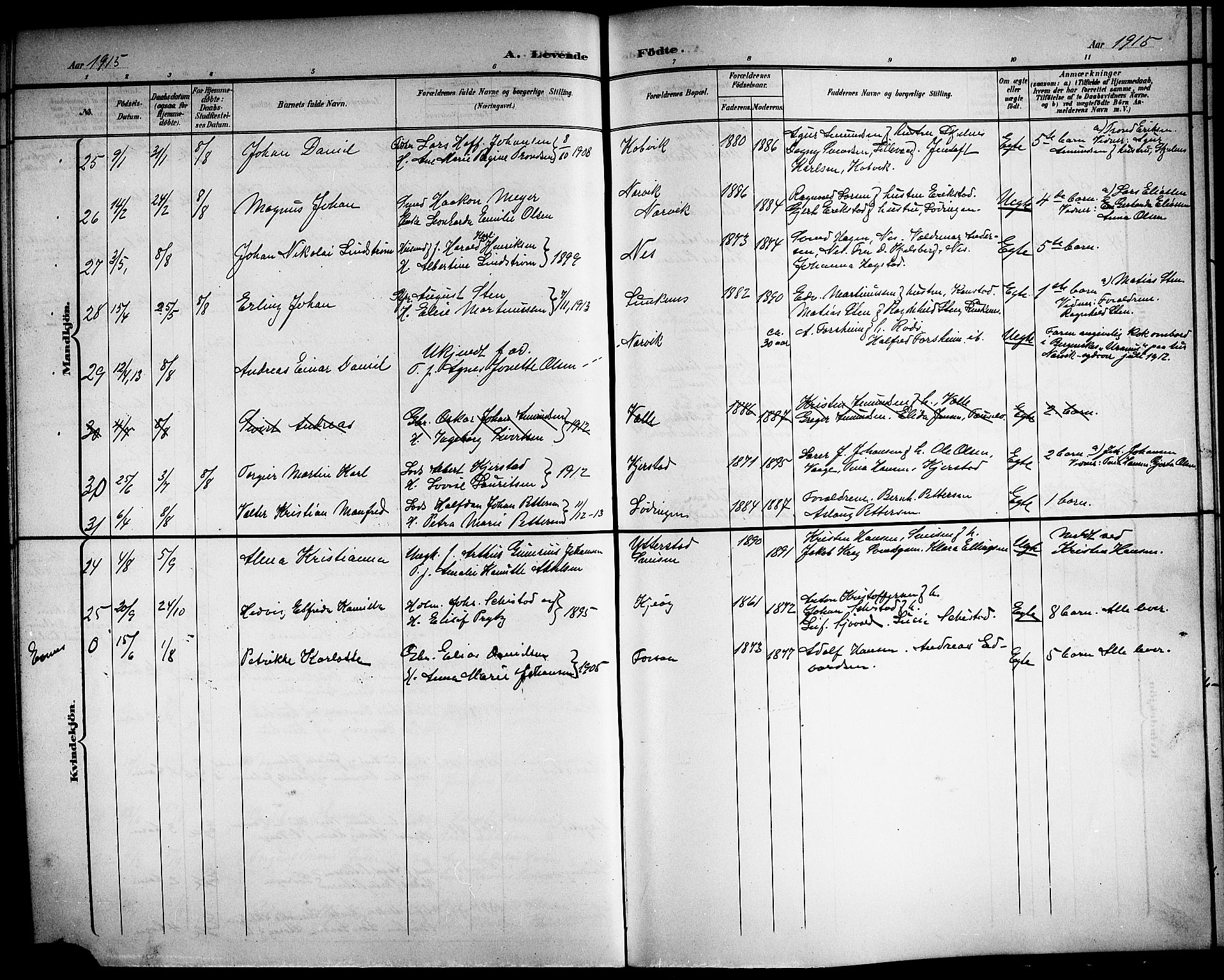 Ministerialprotokoller, klokkerbøker og fødselsregistre - Nordland, AV/SAT-A-1459/872/L1048: Parish register (copy) no. 872C04, 1898-1919