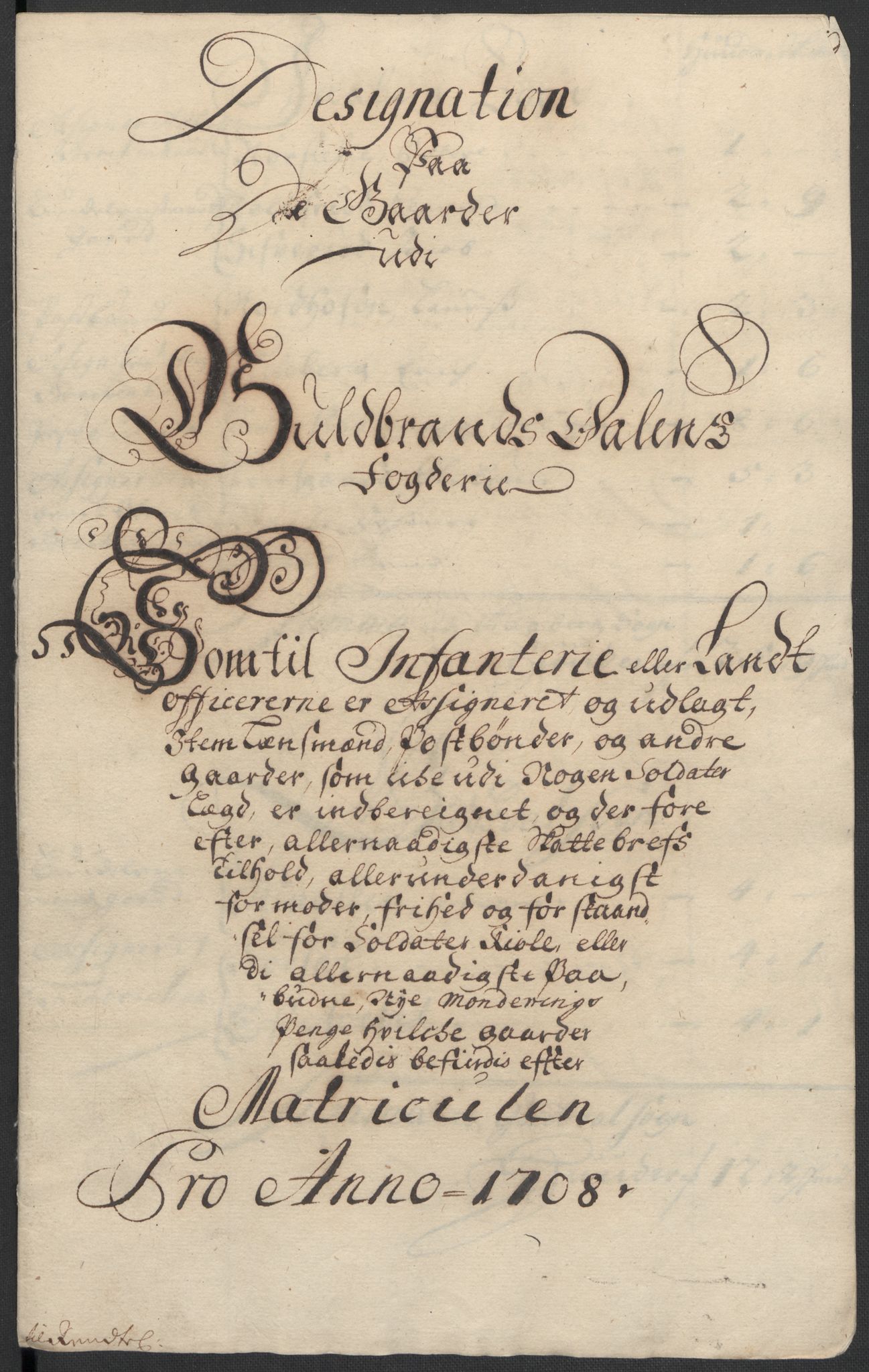 Rentekammeret inntil 1814, Reviderte regnskaper, Fogderegnskap, RA/EA-4092/R17/L1179: Fogderegnskap Gudbrandsdal, 1708-1710, p. 106
