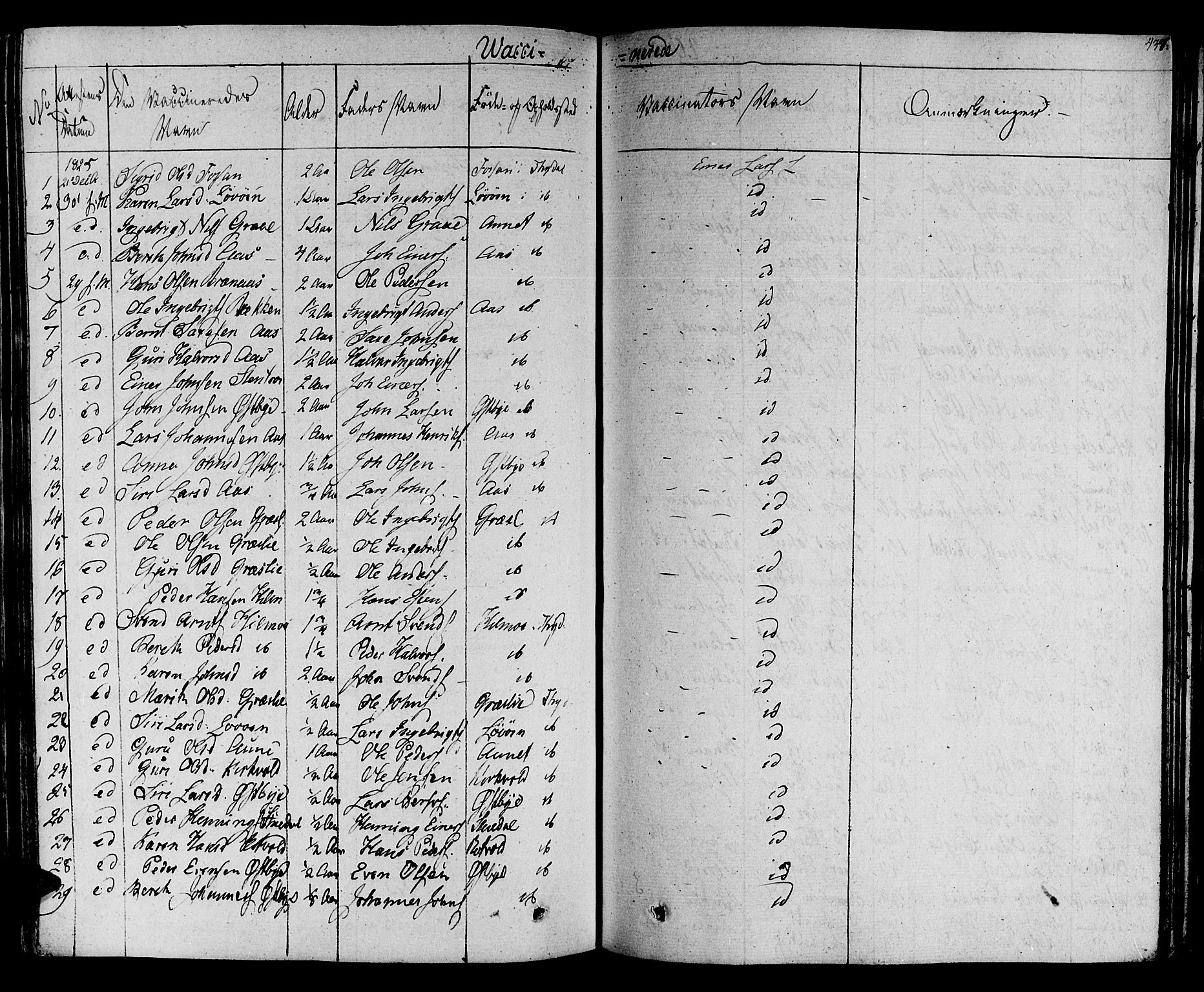 Ministerialprotokoller, klokkerbøker og fødselsregistre - Sør-Trøndelag, SAT/A-1456/695/L1143: Parish register (official) no. 695A05 /1, 1824-1842, p. 437