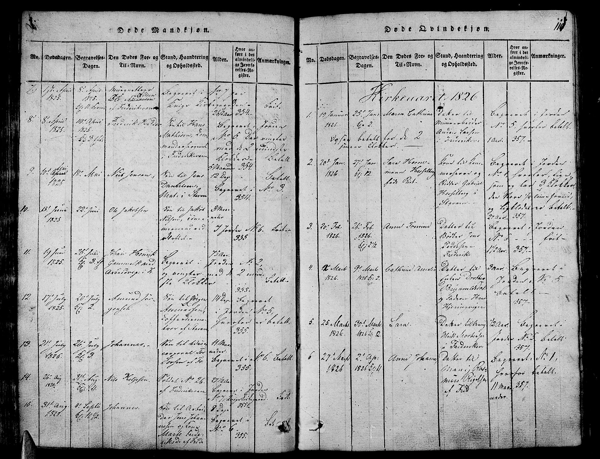 Stavern kirkebøker, AV/SAKO-A-318/G/Ga/L0001: Parish register (copy) no. 1, 1817-1841, p. 111