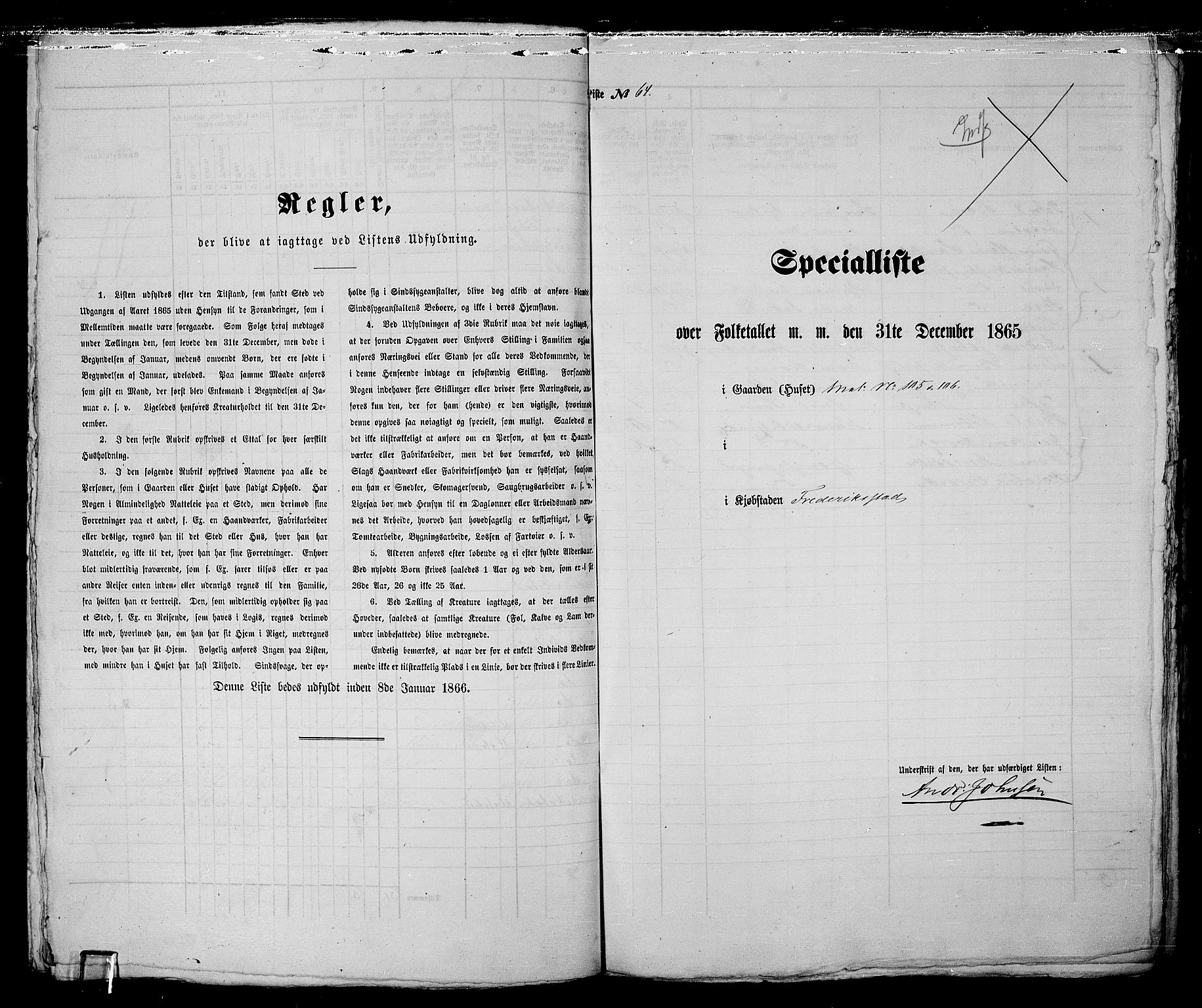 RA, 1865 census for Fredrikstad/Fredrikstad, 1865, p. 147