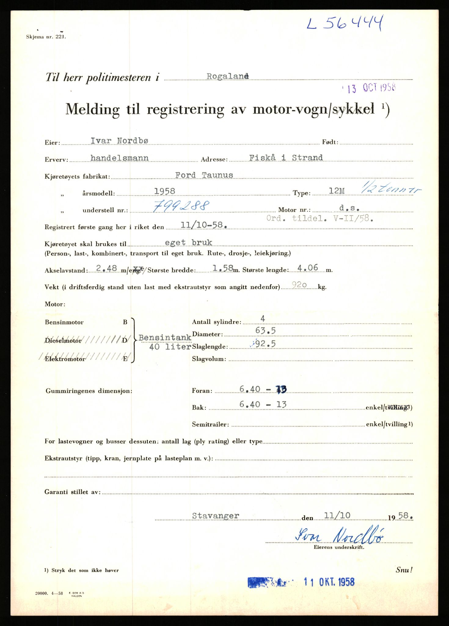 Stavanger trafikkstasjon, AV/SAST-A-101942/0/F/L0055: L-55700 - L-56499, 1930-1971, p. 1959