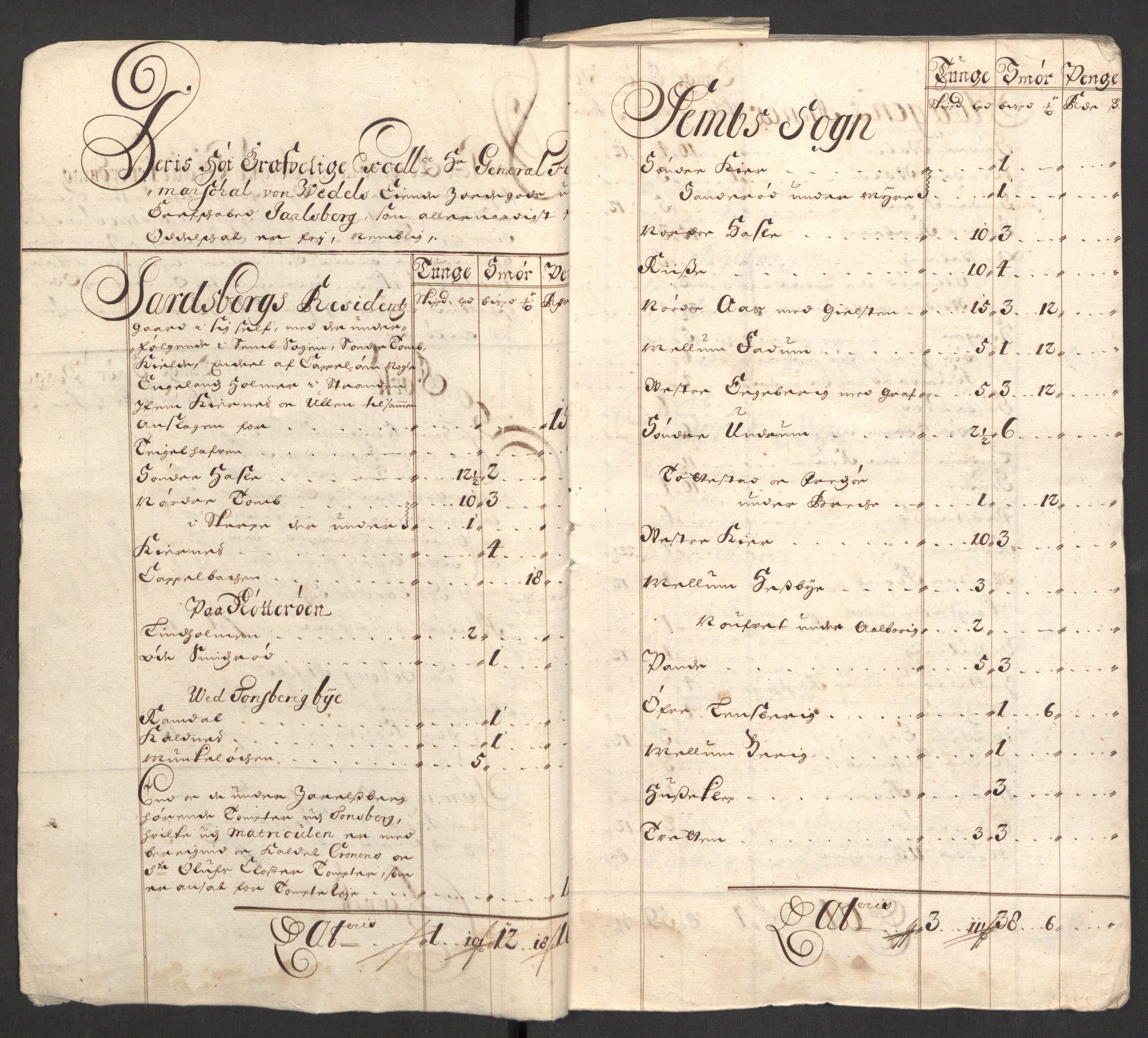 Rentekammeret inntil 1814, Reviderte regnskaper, Fogderegnskap, RA/EA-4092/R32/L1868: Fogderegnskap Jarlsberg grevskap, 1697-1699, p. 175