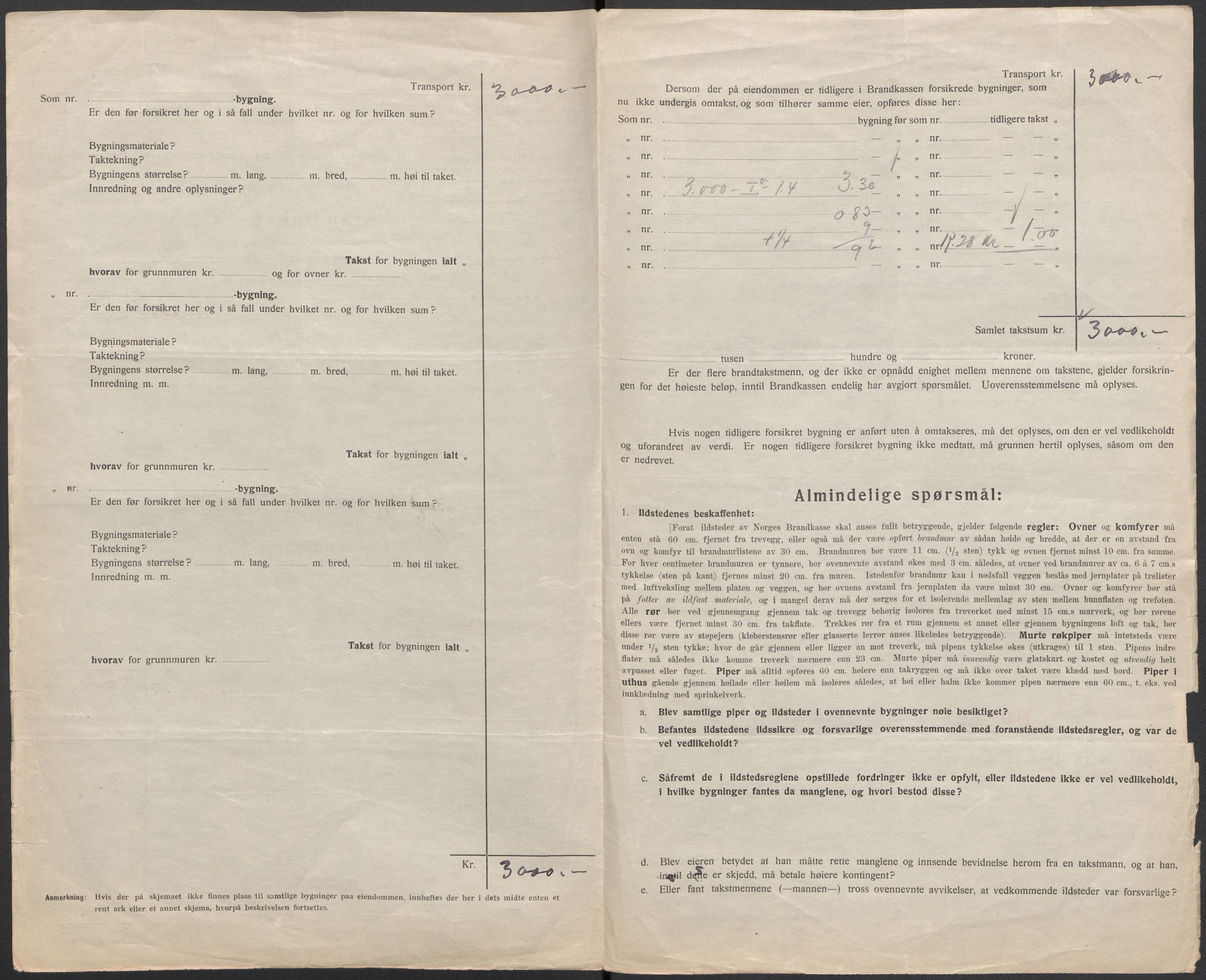 Norges Brannkasse, AV/RA-S-1549/E/Eu/L0018: Branntakster for Vardø by, 1884-1955, p. 292