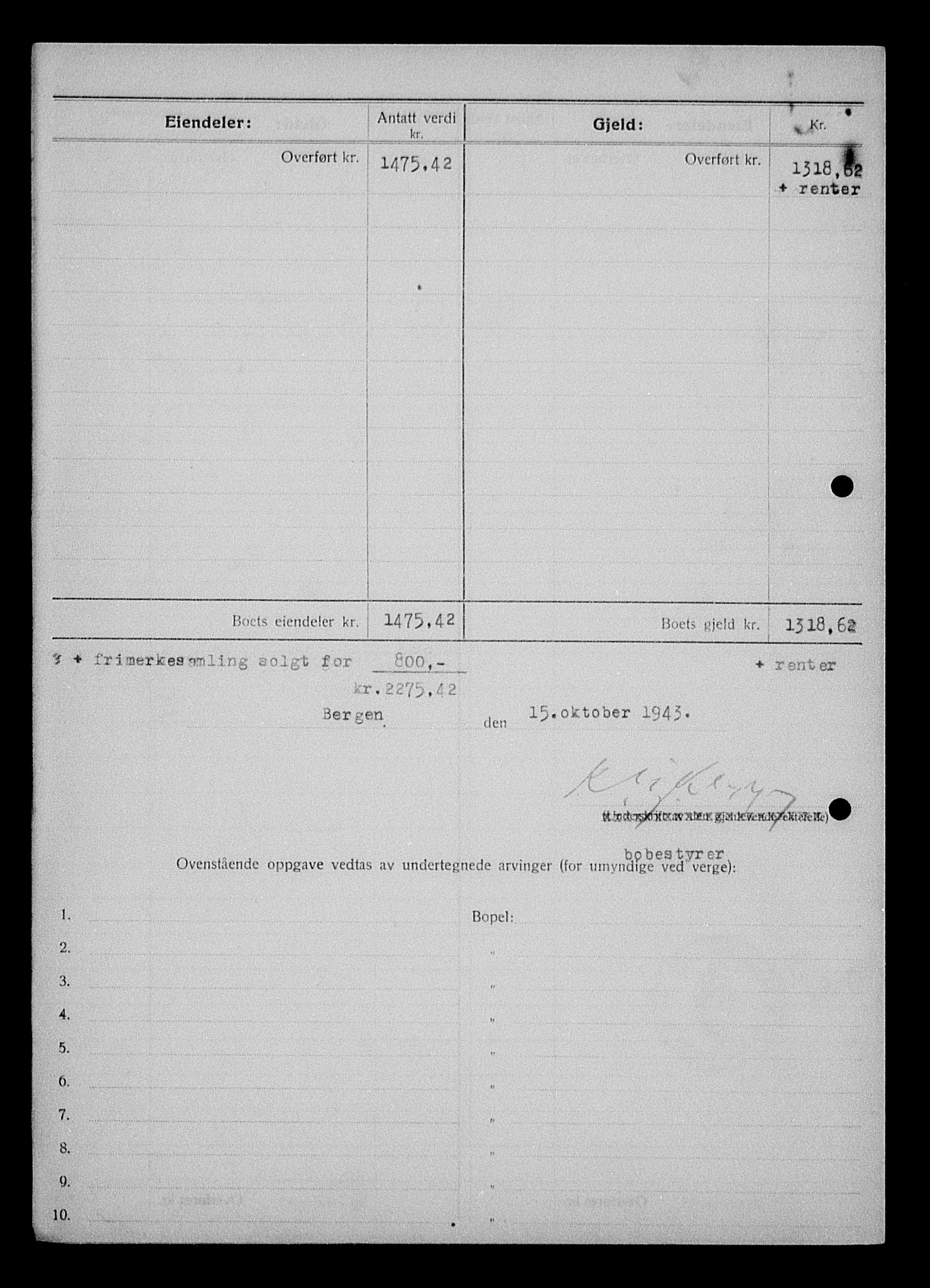 Justisdepartementet, Tilbakeføringskontoret for inndratte formuer, AV/RA-S-1564/H/Hc/Hcd/L1008: --, 1945-1947, p. 352