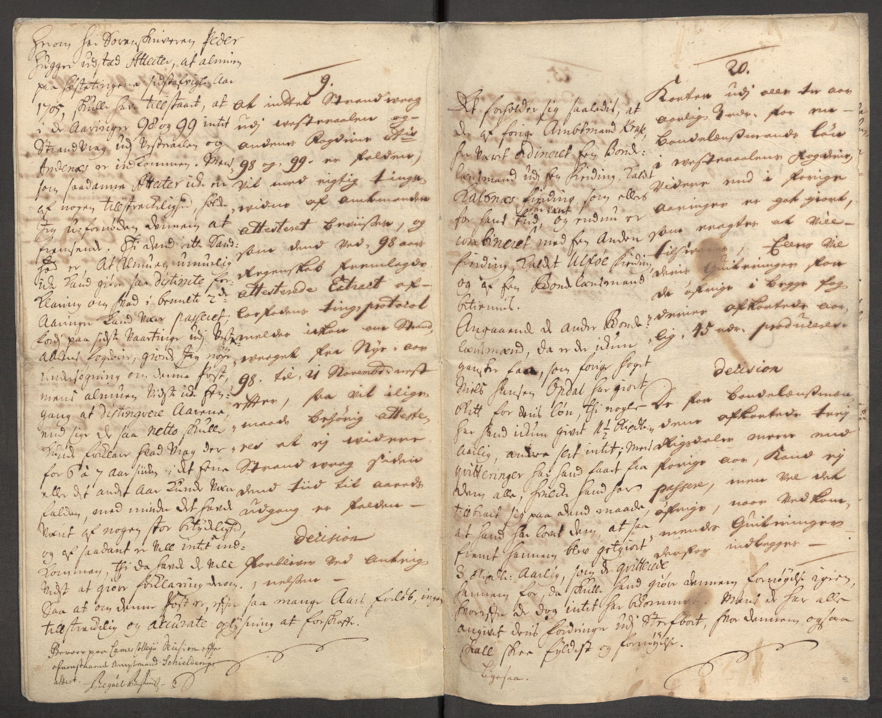 Rentekammeret inntil 1814, Reviderte regnskaper, Fogderegnskap, AV/RA-EA-4092/R67/L4678: Fogderegnskap Vesterålen, Andenes og Lofoten, 1696-1708, p. 331