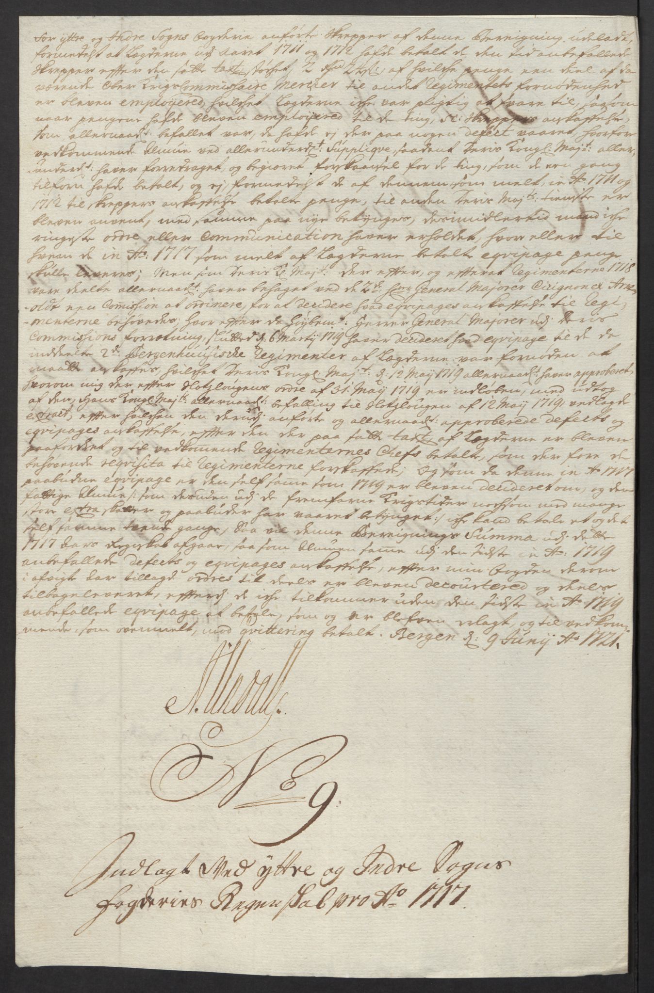 Rentekammeret inntil 1814, Reviderte regnskaper, Fogderegnskap, AV/RA-EA-4092/R52/L3321: Fogderegnskap Sogn, 1717-1718, p. 67