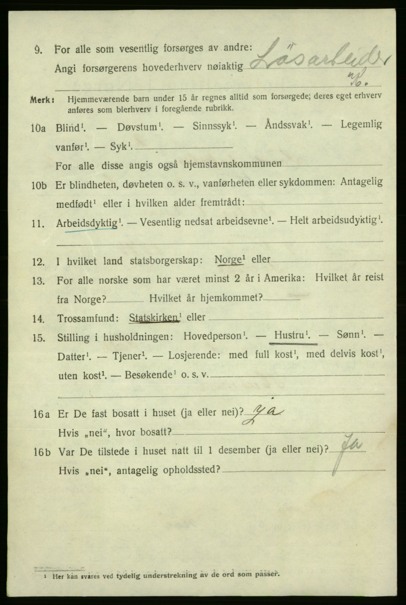 SAO, 1920 census for Fredrikshald, 1920, p. 12887