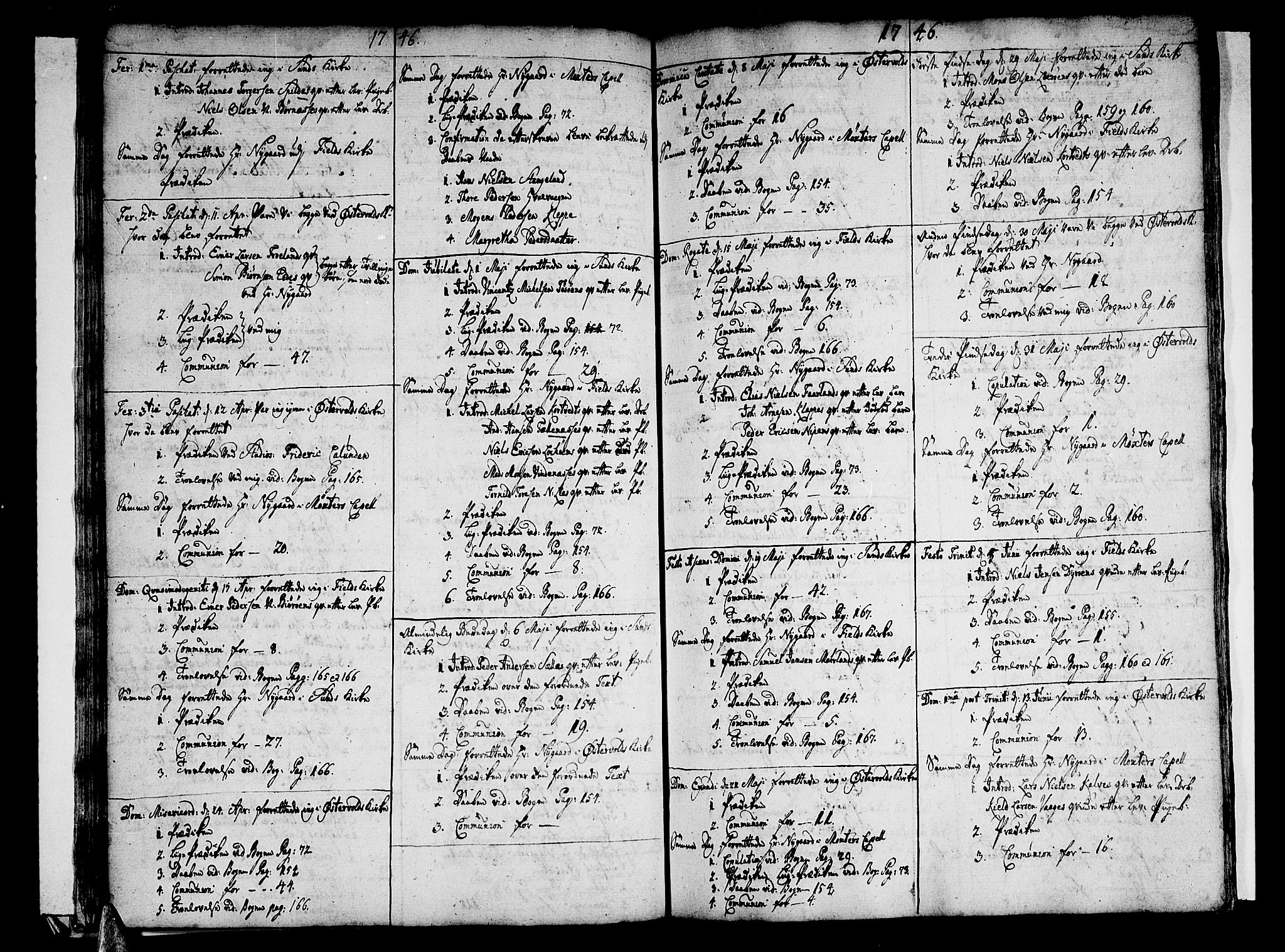 Sund sokneprestembete, AV/SAB-A-99930: Parish register (official) no. A 3, 1740-1769