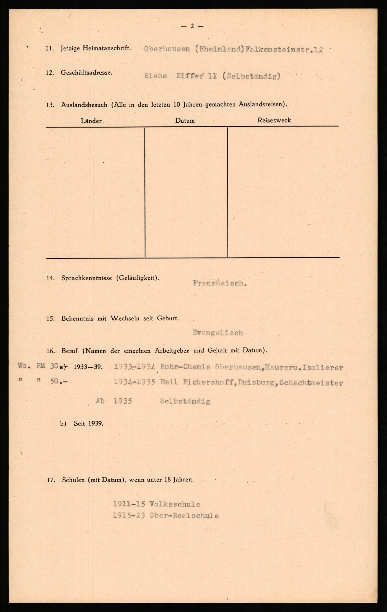 Forsvaret, Forsvarets overkommando II, AV/RA-RAFA-3915/D/Db/L0024: CI Questionaires. Tyske okkupasjonsstyrker i Norge. Tyskere., 1945-1946, p. 139