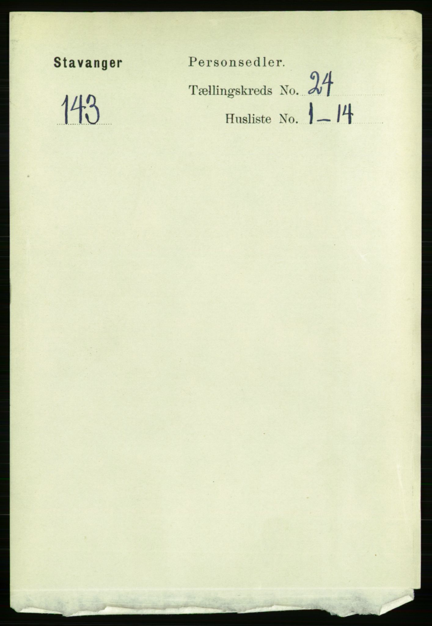 RA, 1891 census for 1103 Stavanger, 1891, p. 26323