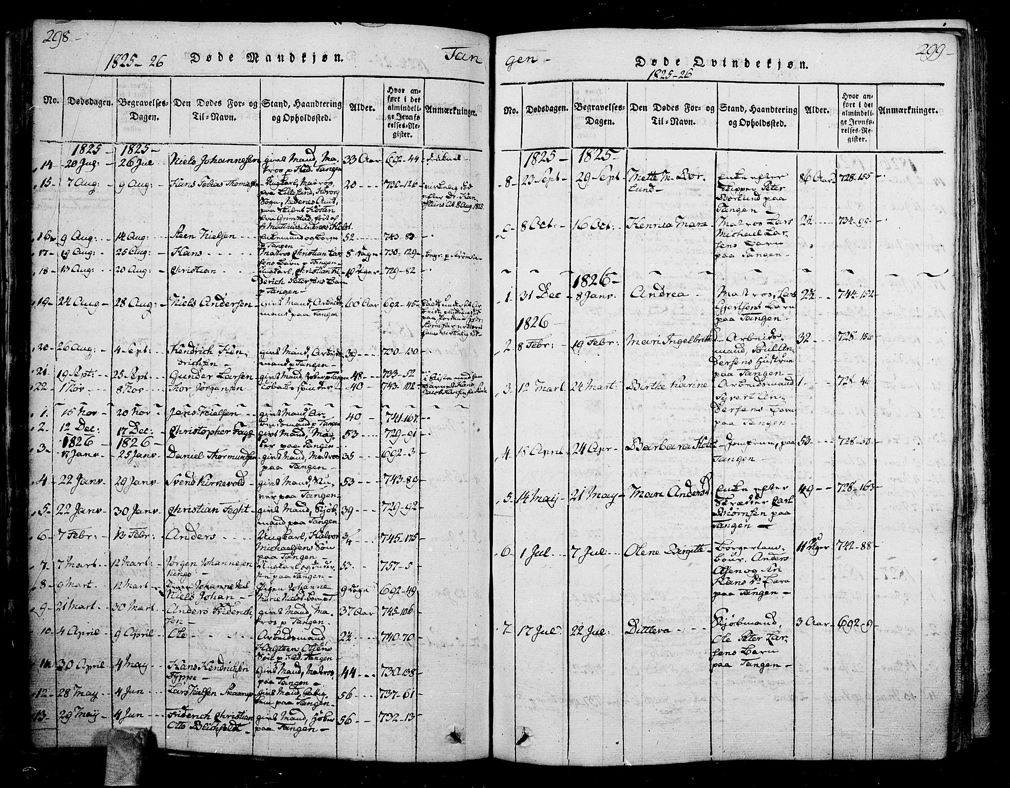 Skoger kirkebøker, SAKO/A-59/F/Fa/L0002: Parish register (official) no. I 2 /2, 1814-1842, p. 298-299