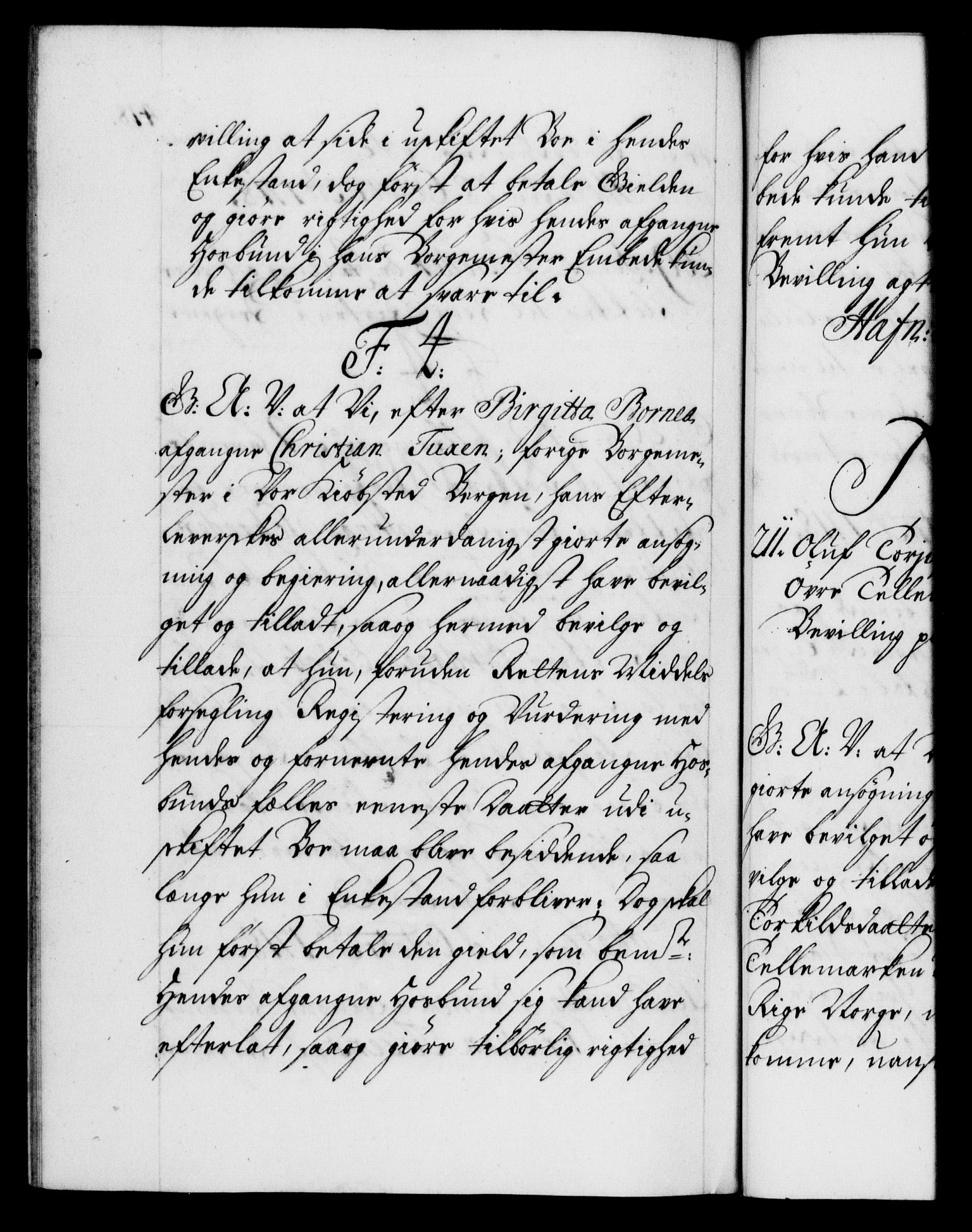 Danske Kanselli 1572-1799, RA/EA-3023/F/Fc/Fca/Fcaa/L0022: Norske registre, 1716-1719, p. 418b