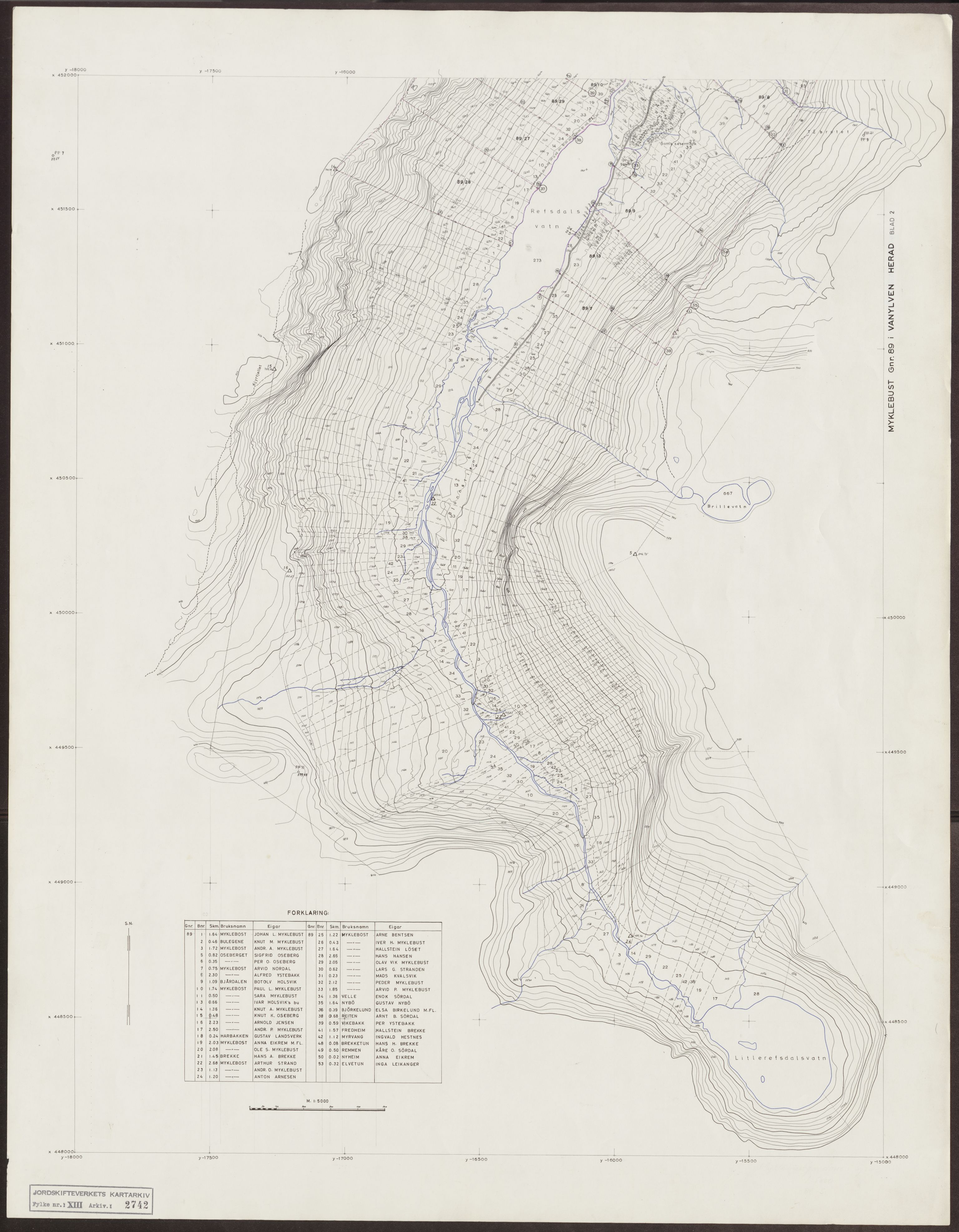 Jordskifteverkets kartarkiv, AV/RA-S-3929/T, 1859-1988, p. 3448