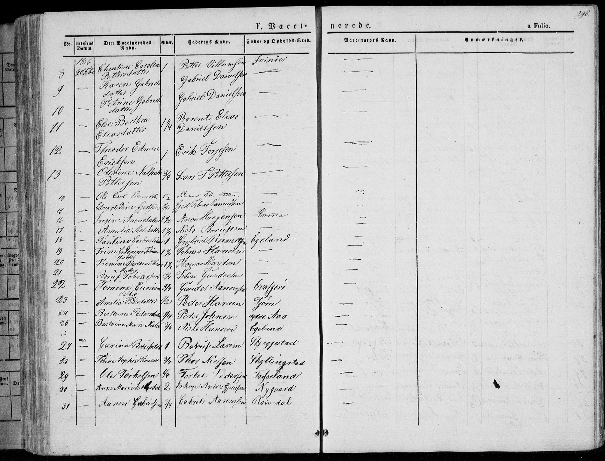 Sør-Audnedal sokneprestkontor, AV/SAK-1111-0039/F/Fa/Fab/L0006: Parish register (official) no. A 6, 1829-1855, p. 298