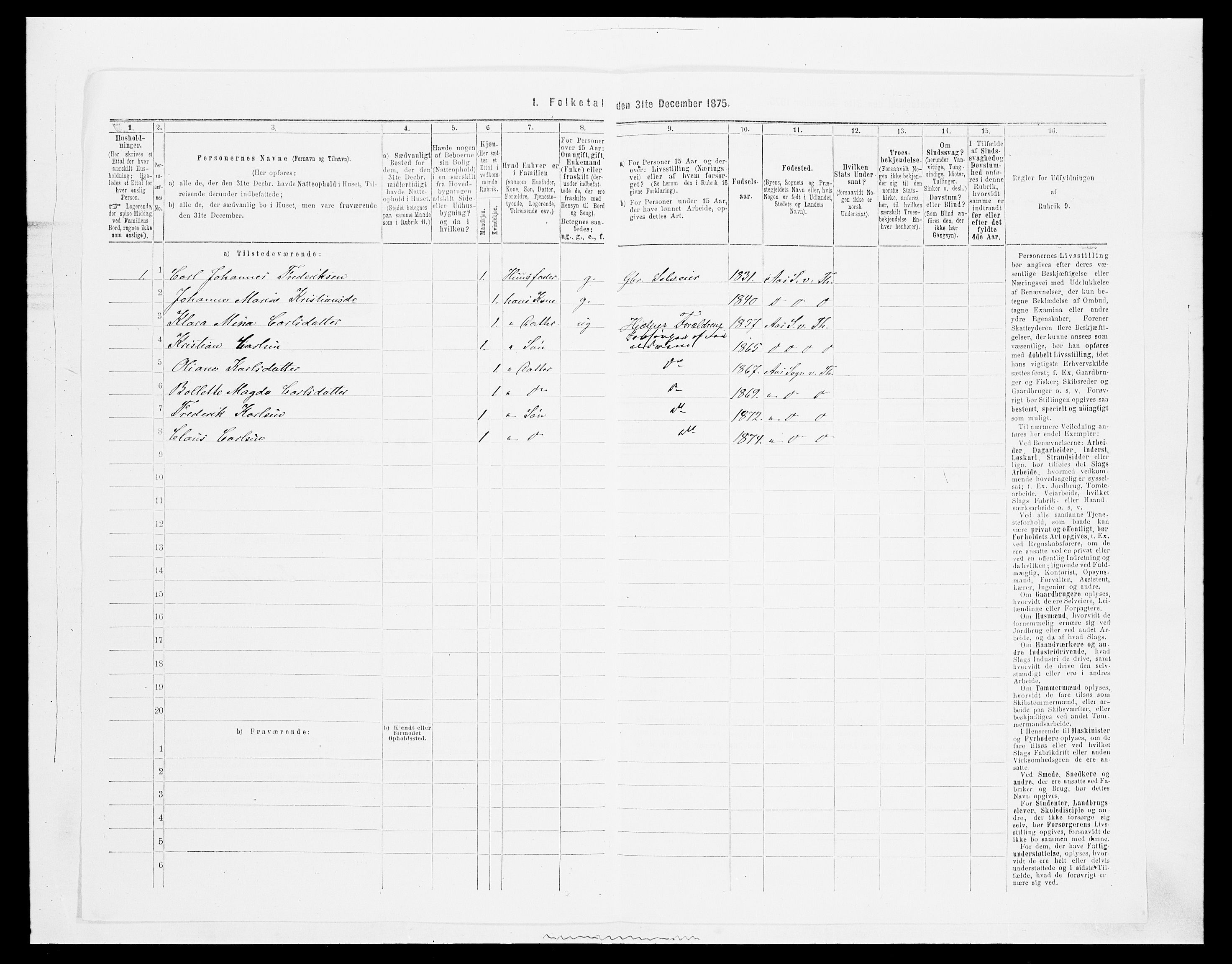 SAH, 1875 census for 0529P Vestre Toten, 1875, p. 569