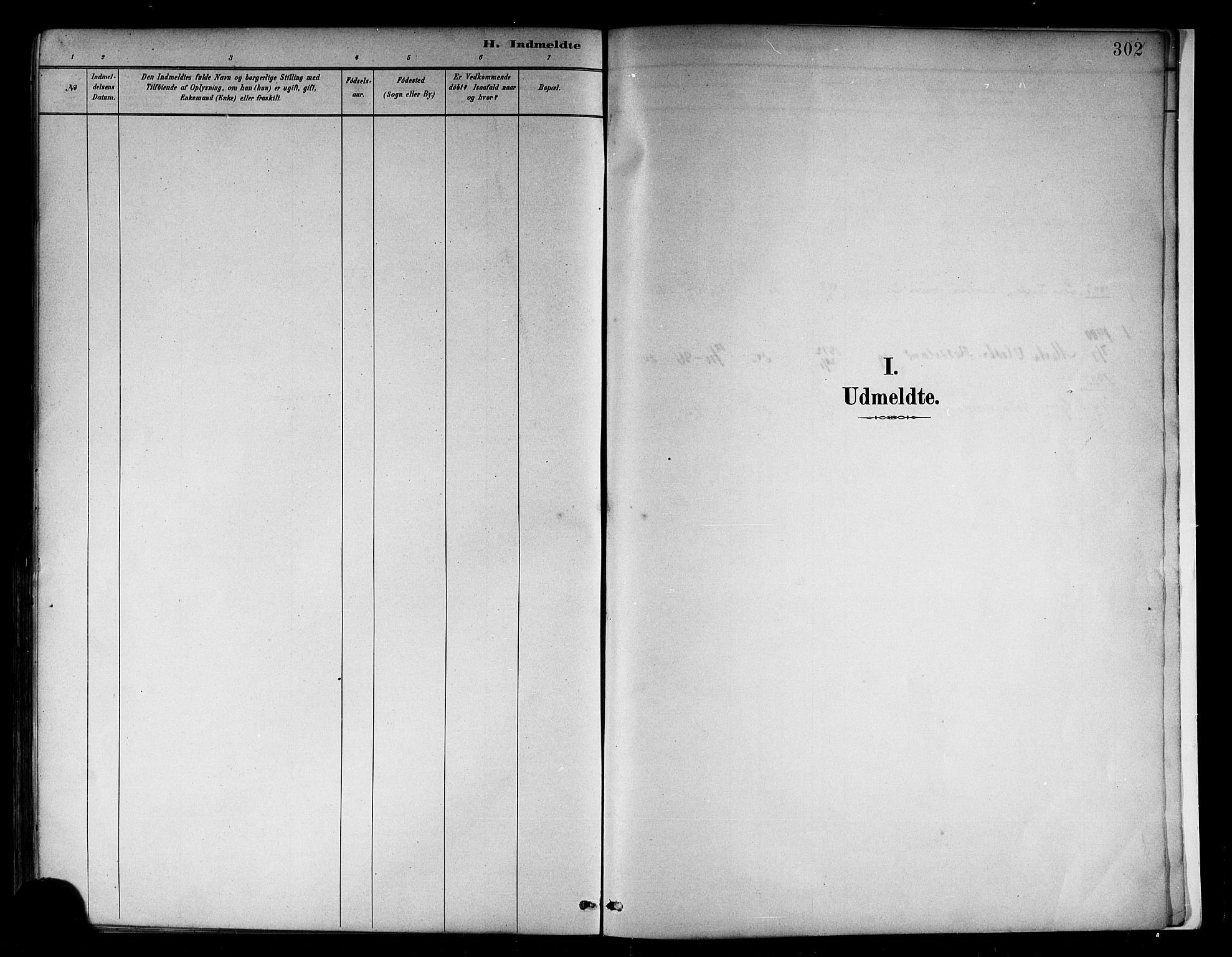 Kvam sokneprestembete, SAB/A-76201/H/Hab: Parish register (copy) no. B 3, 1884-1916, p. 302